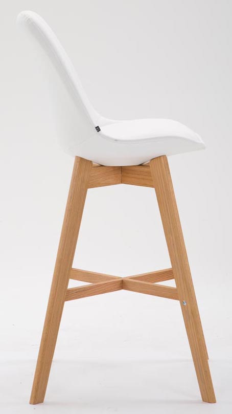 Lot de 2 tabourets de bar Cannes en similicuir
