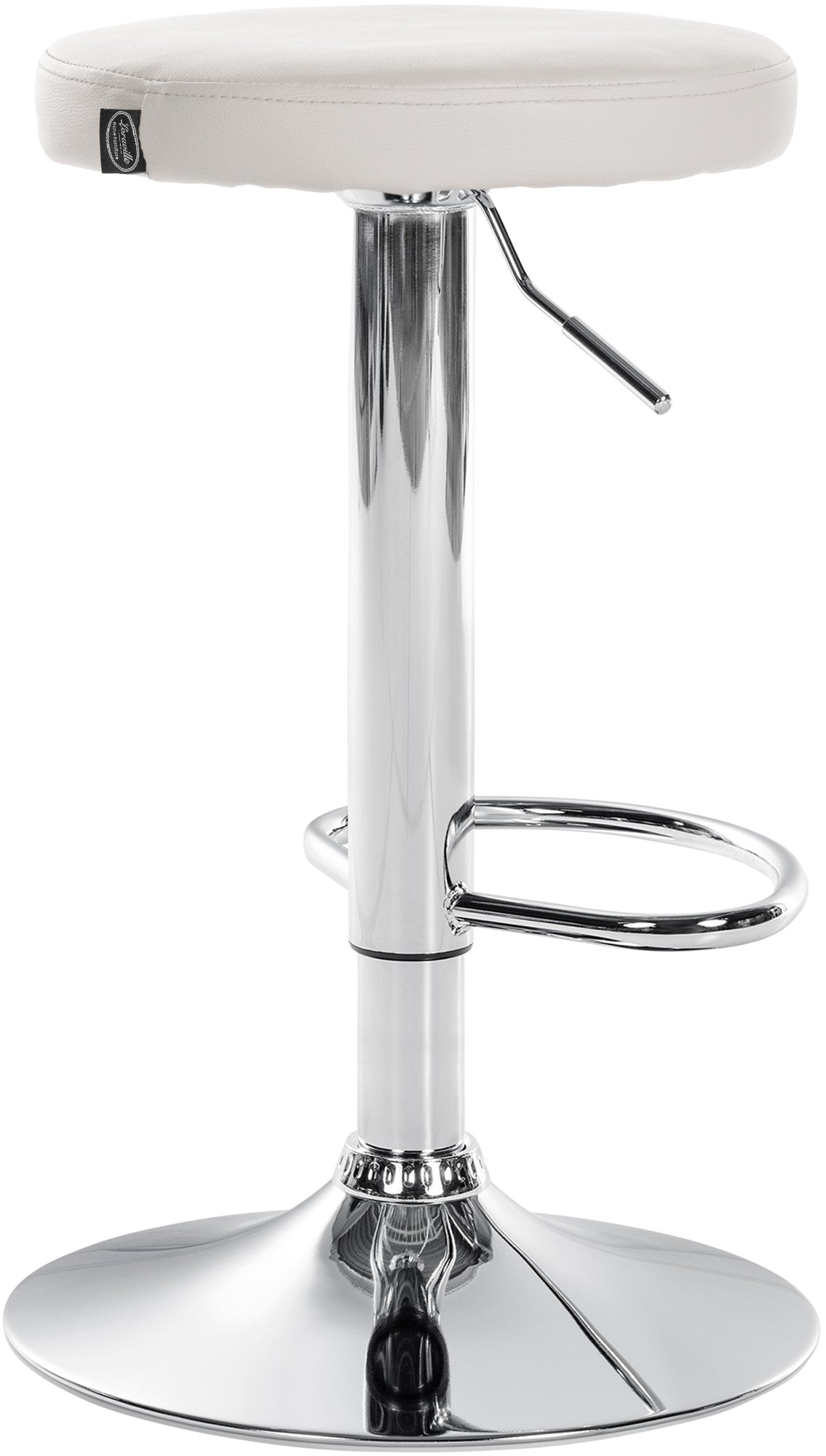 Lot de 2 tabourets de bar Ponte en similicuir