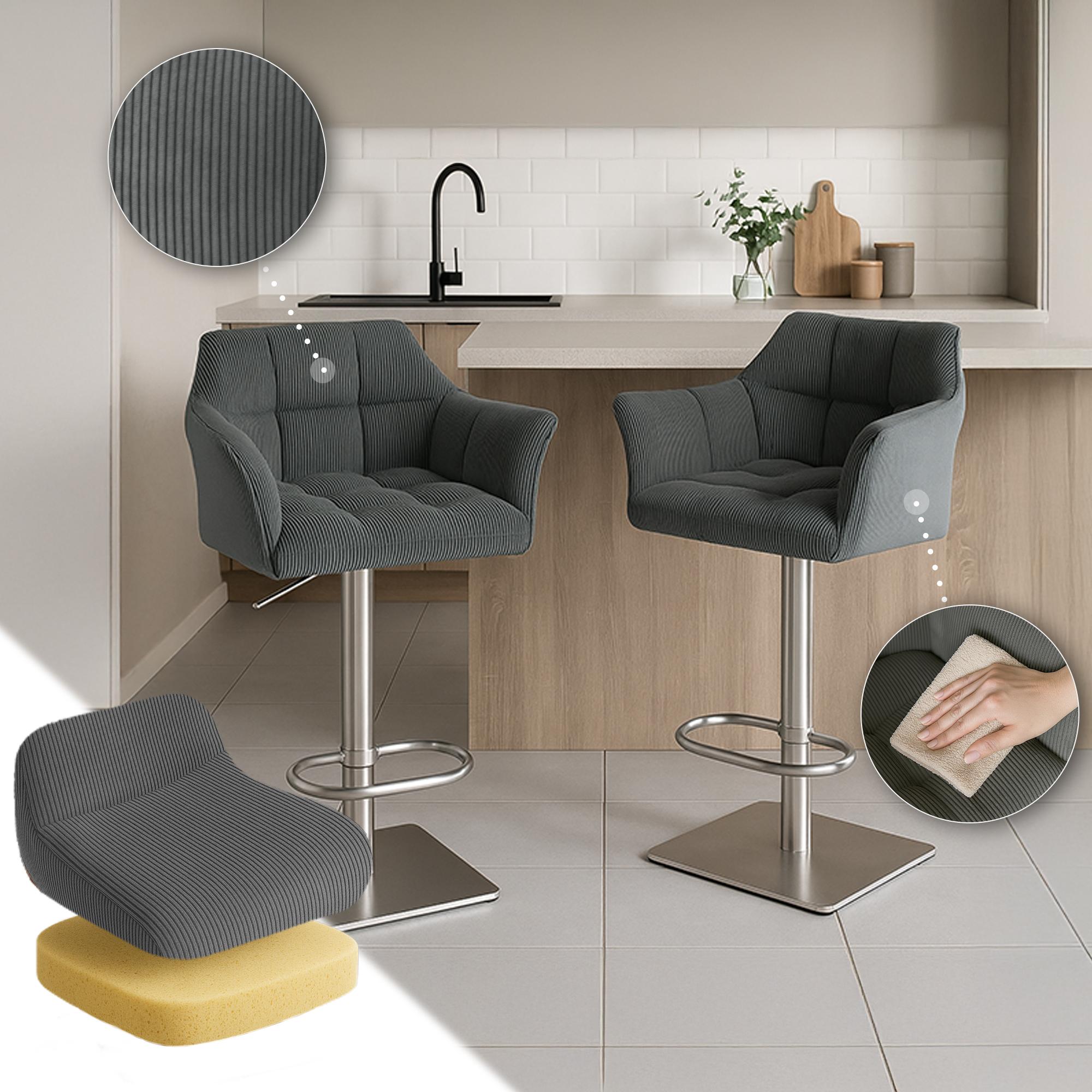 Tabouret de bar Damaso Cord