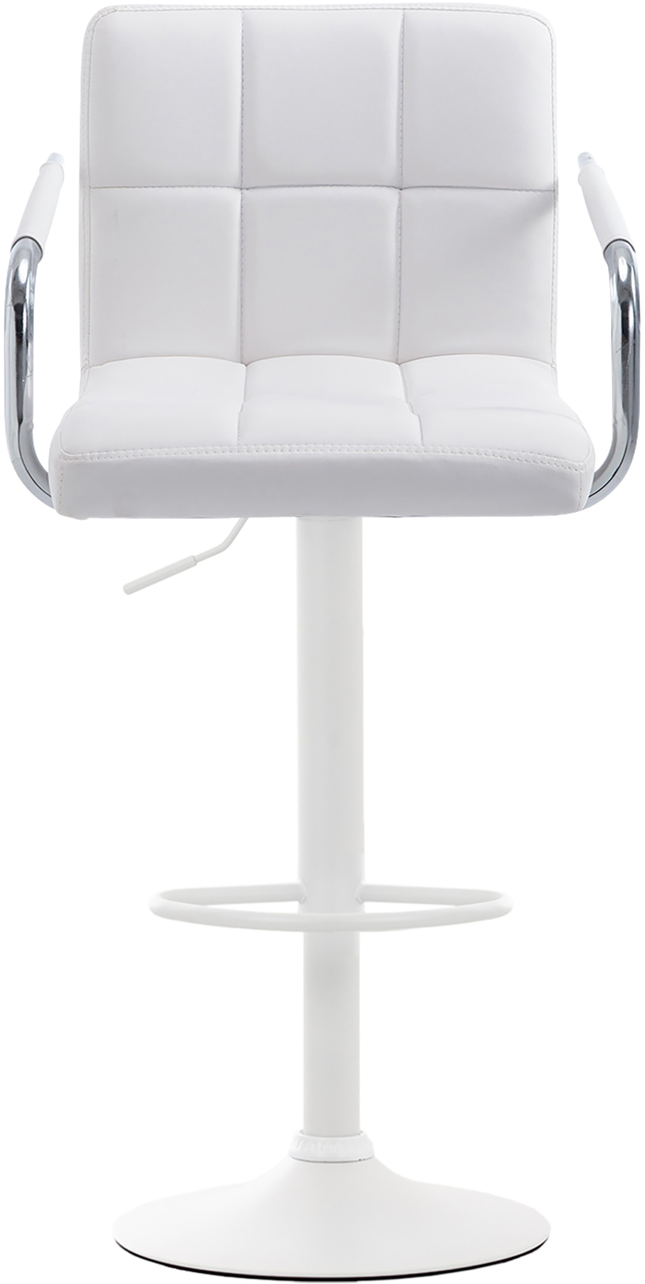 Tabouret de bar Lucy V2  en similicuir avec Piètement en Métal