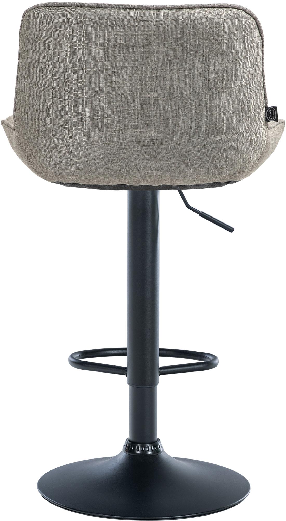 Lot de 2 tabourets de bar Vonore tissu