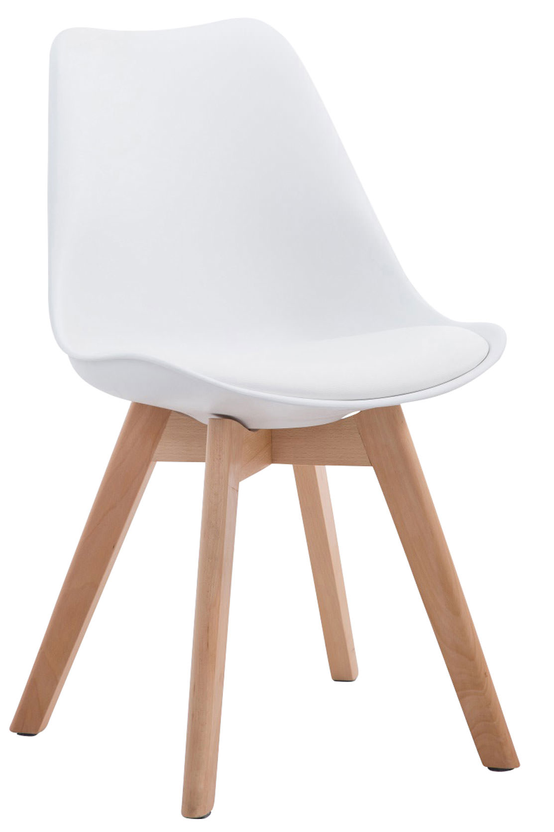 Lot de 4 chaises de salle à manger Borneo V2 en similicuir