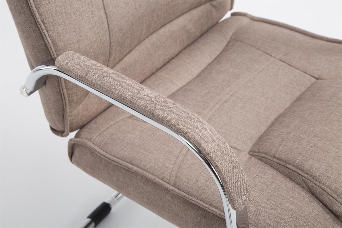 Chaise visiteur Attila tissu