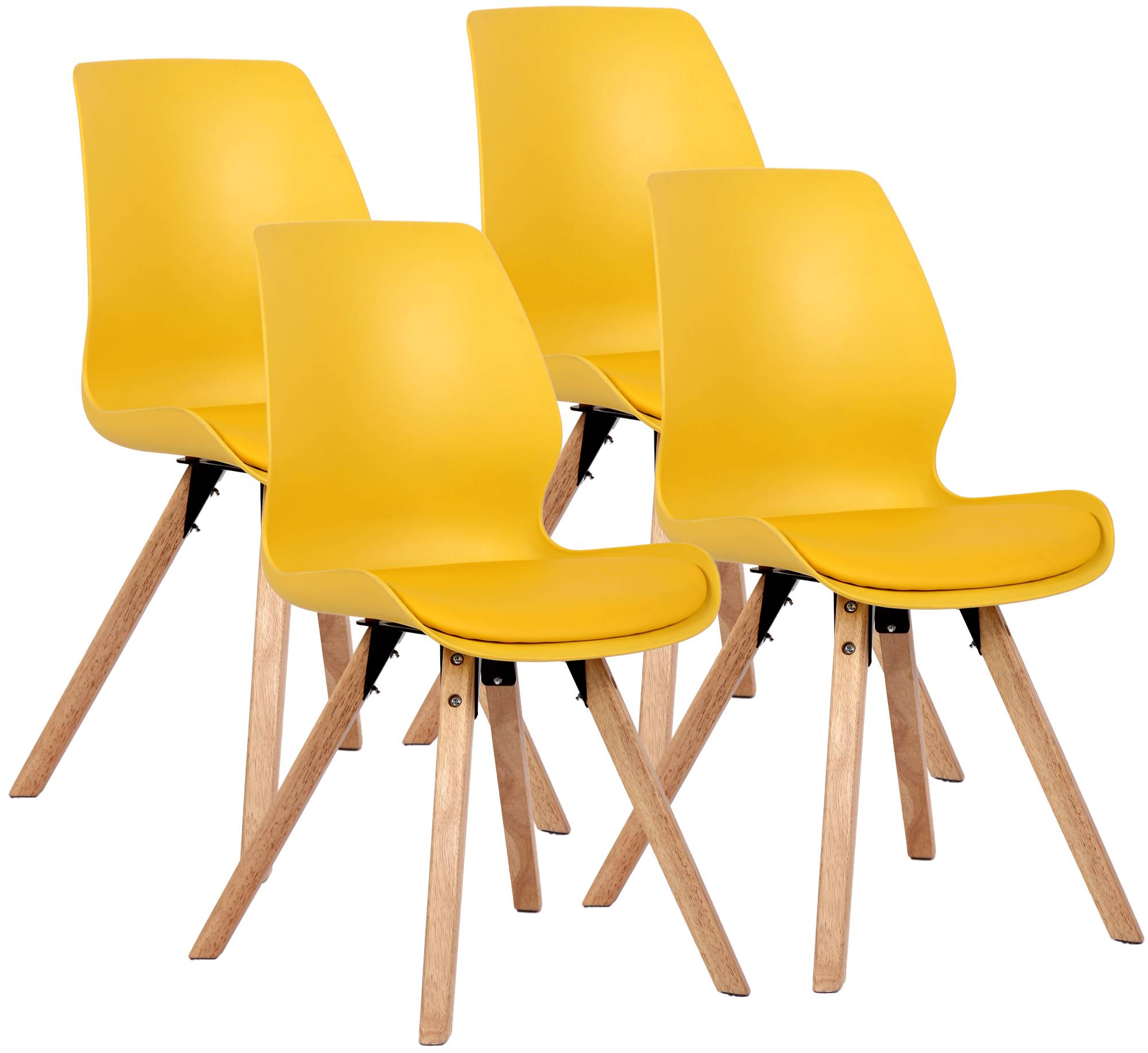 Lot de 4 chaises Luna