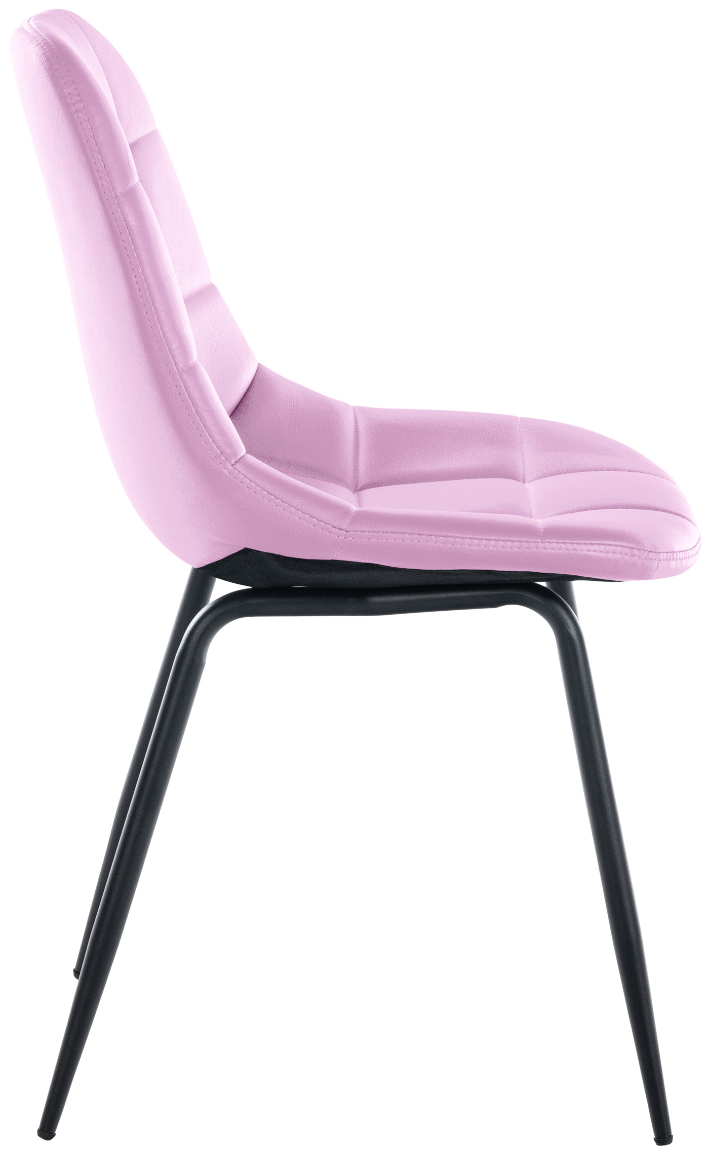 Chaise de salle à manger Tom avec Pieds en métal noir