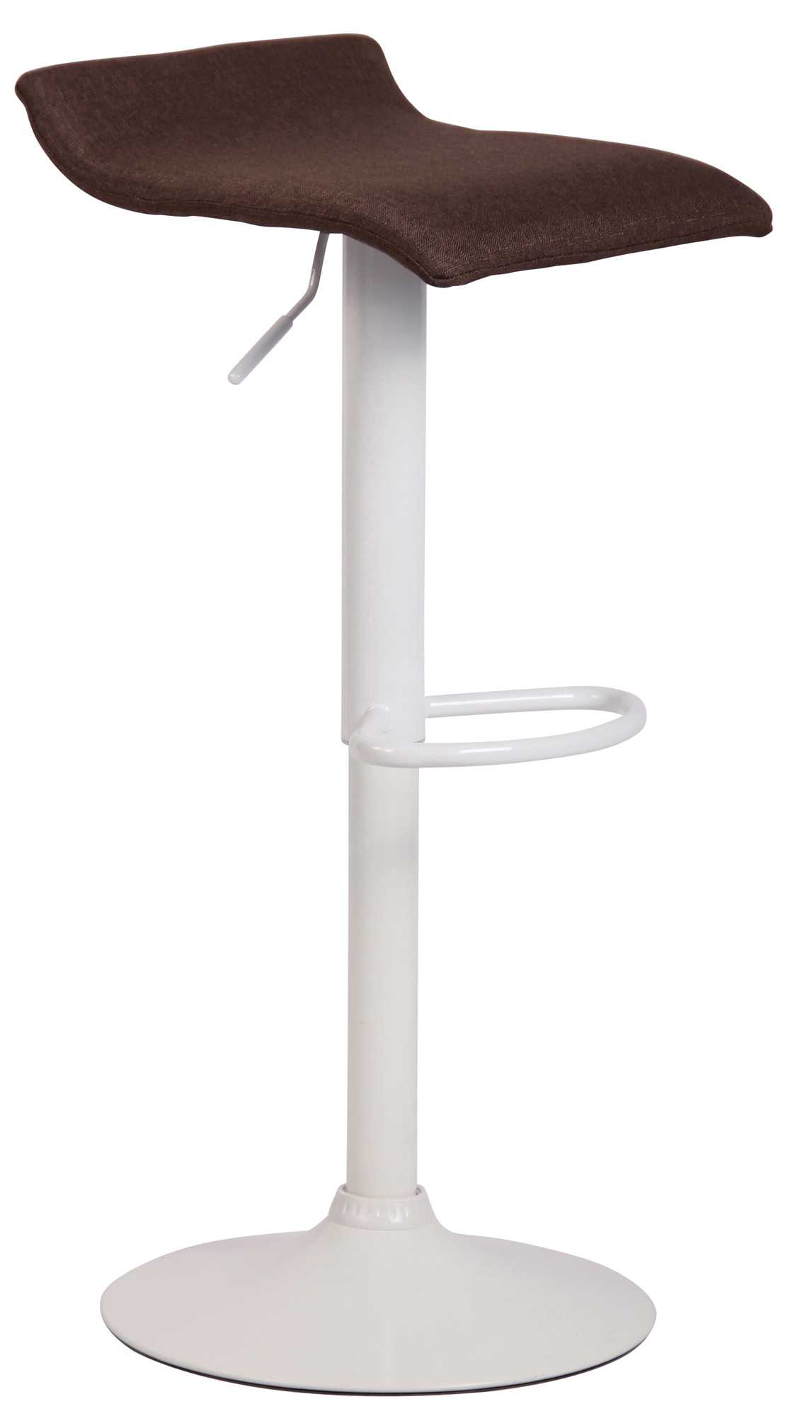 Tabouret de bar Dyn V2 tissu avec pied en métal