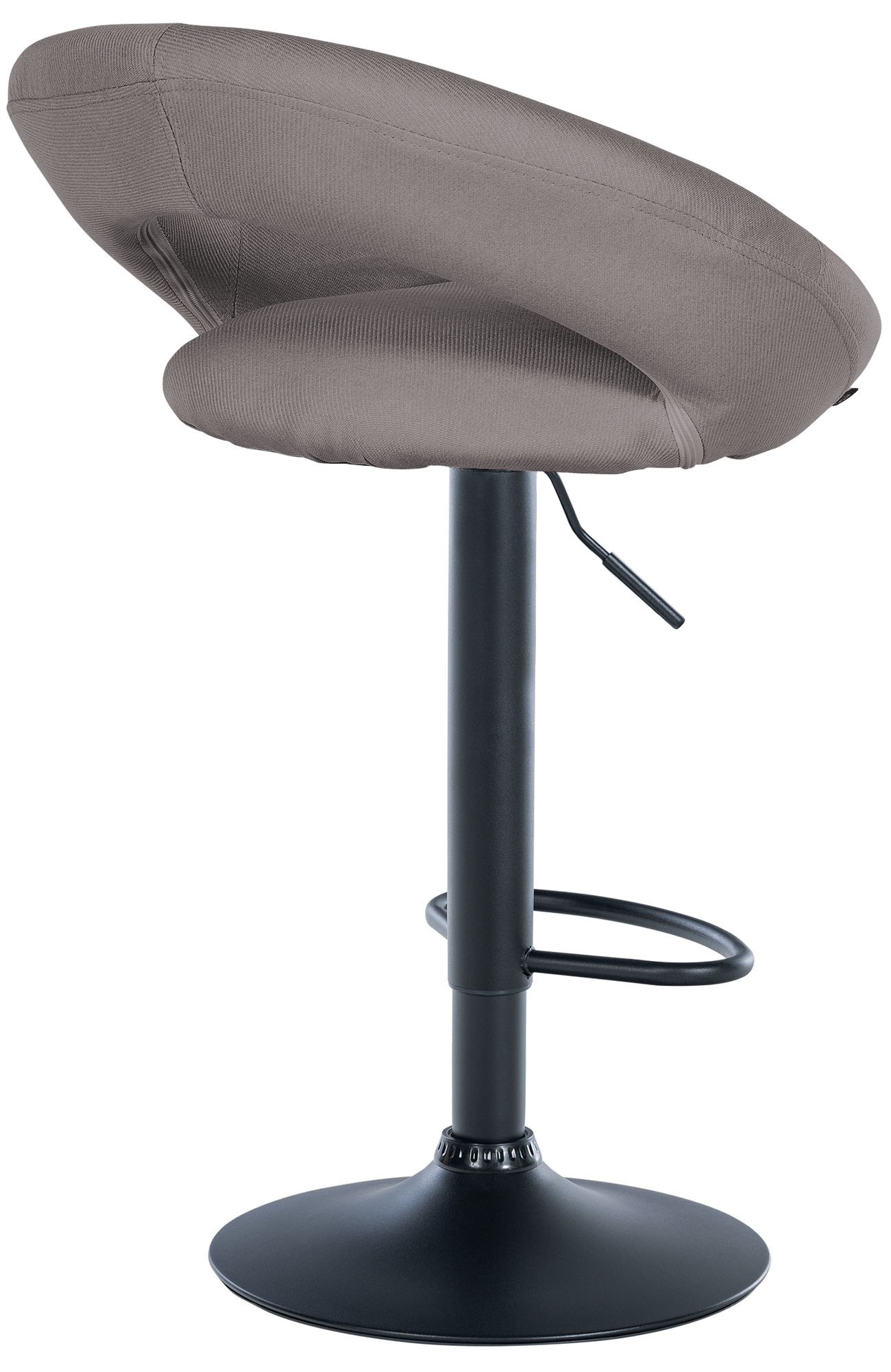 Lot de 2 tabourets de bar Olinda tissu