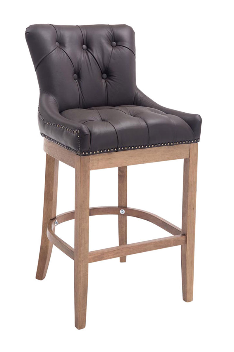 Lot de 2 Tabourets de bar Lakewood en véritable Cuir
