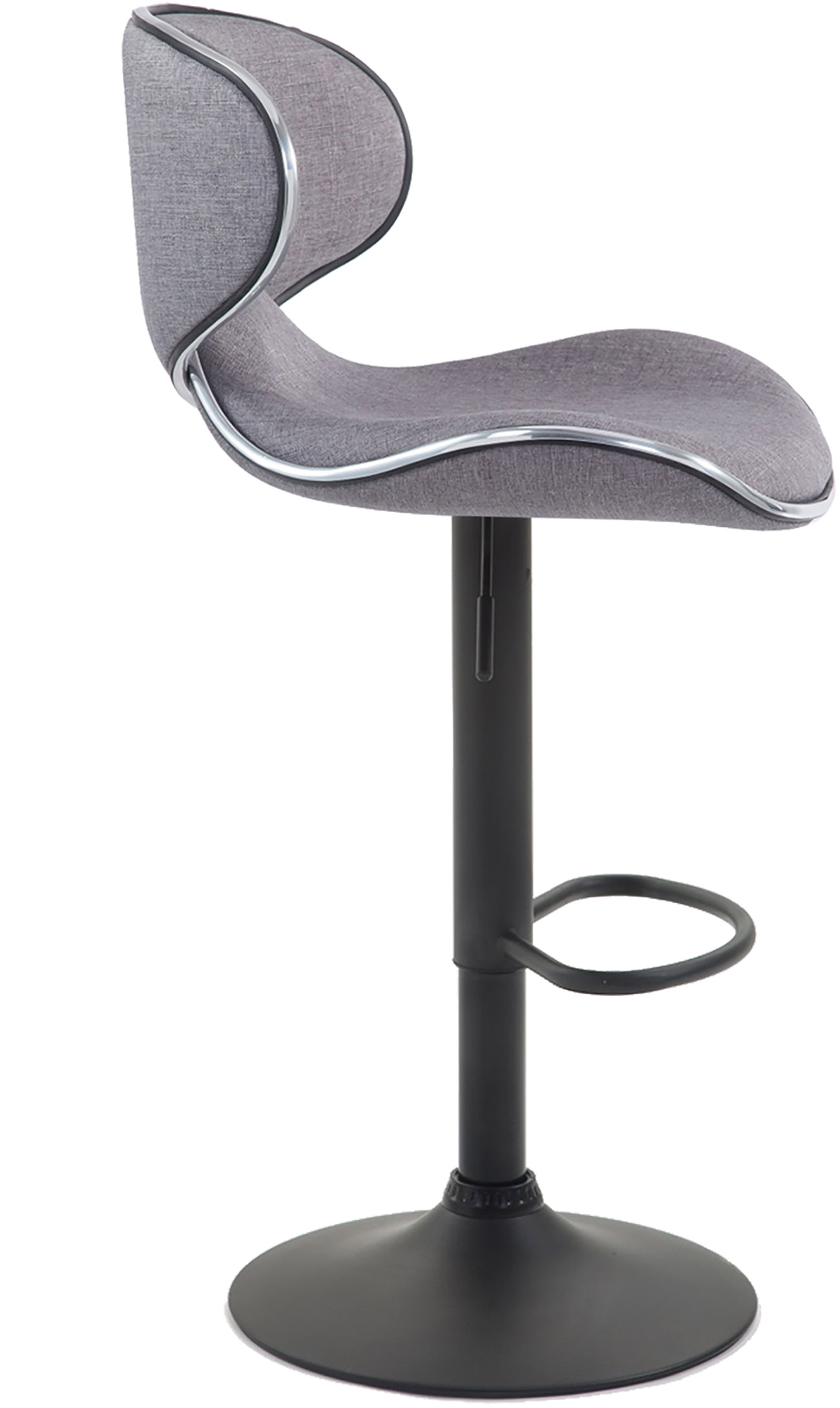 Lot de 2 tabourets de bar Las Vegas V2 en tissu