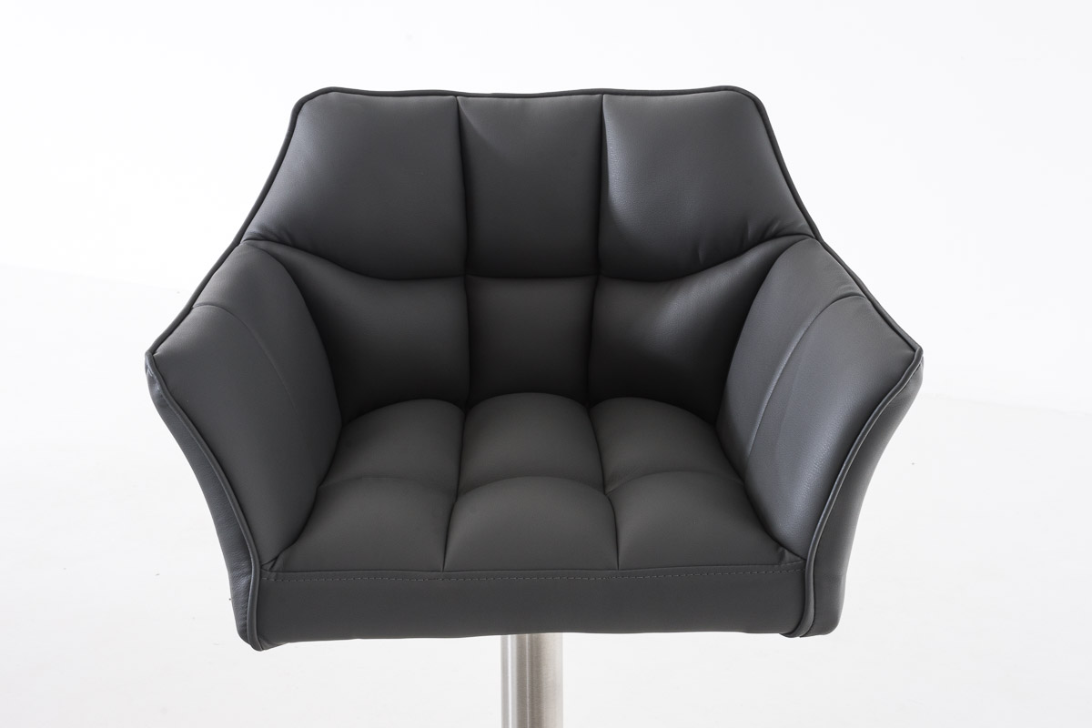 Tabouret de bar Damaso avec revetement en similicuir
