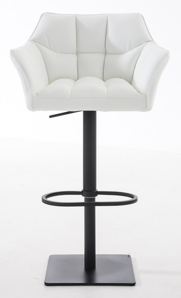 Lot de 2 tabourets de bar Damaso en similicuir