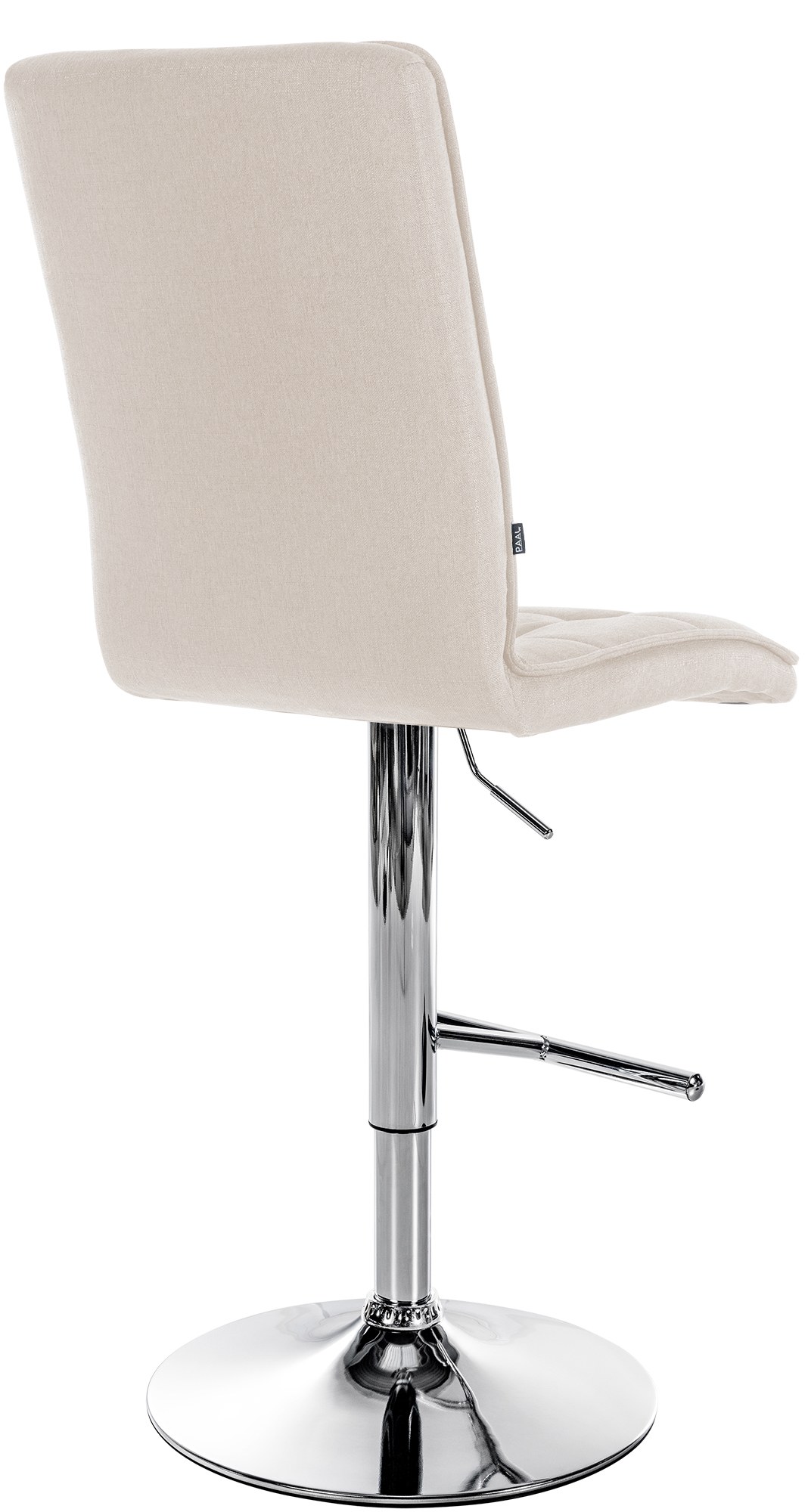 Tabouret de bar Peking en tissu réglable et pivotant