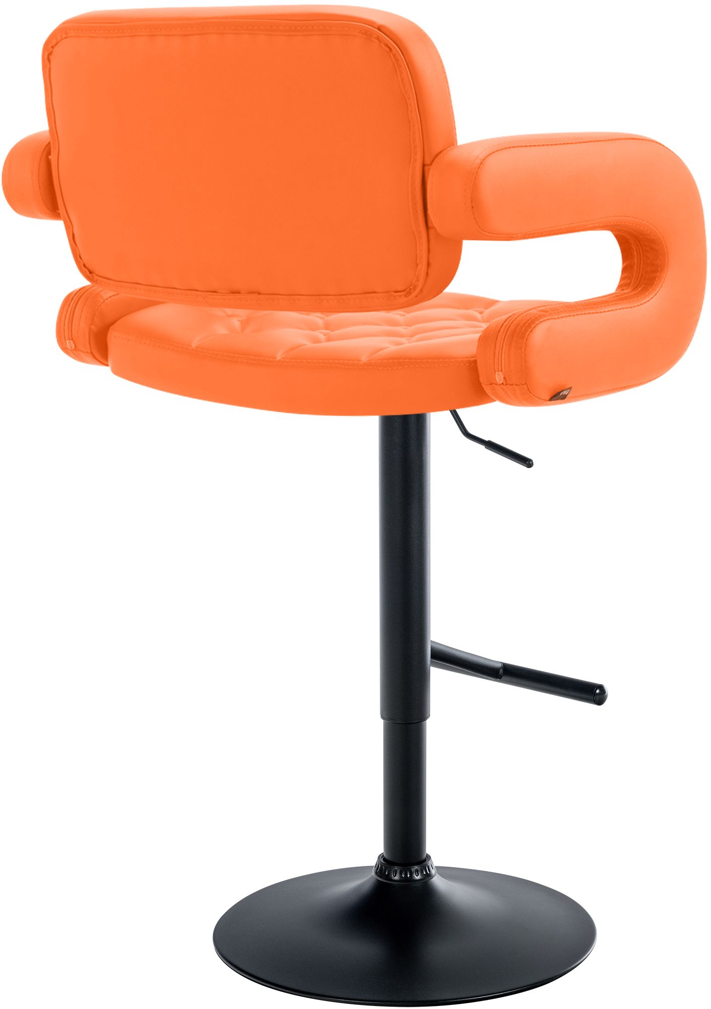 Tabouret de bar Dublin similicuir avec pied en métal