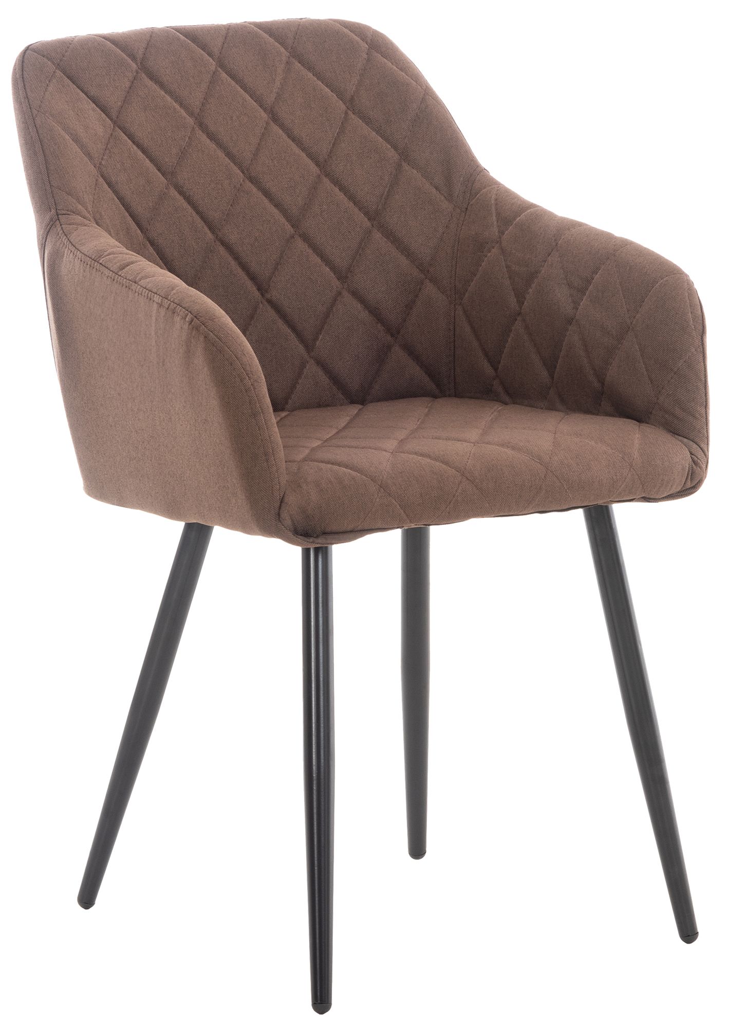 Chaise de salle à manger Shila avec Piètement en Métal noir