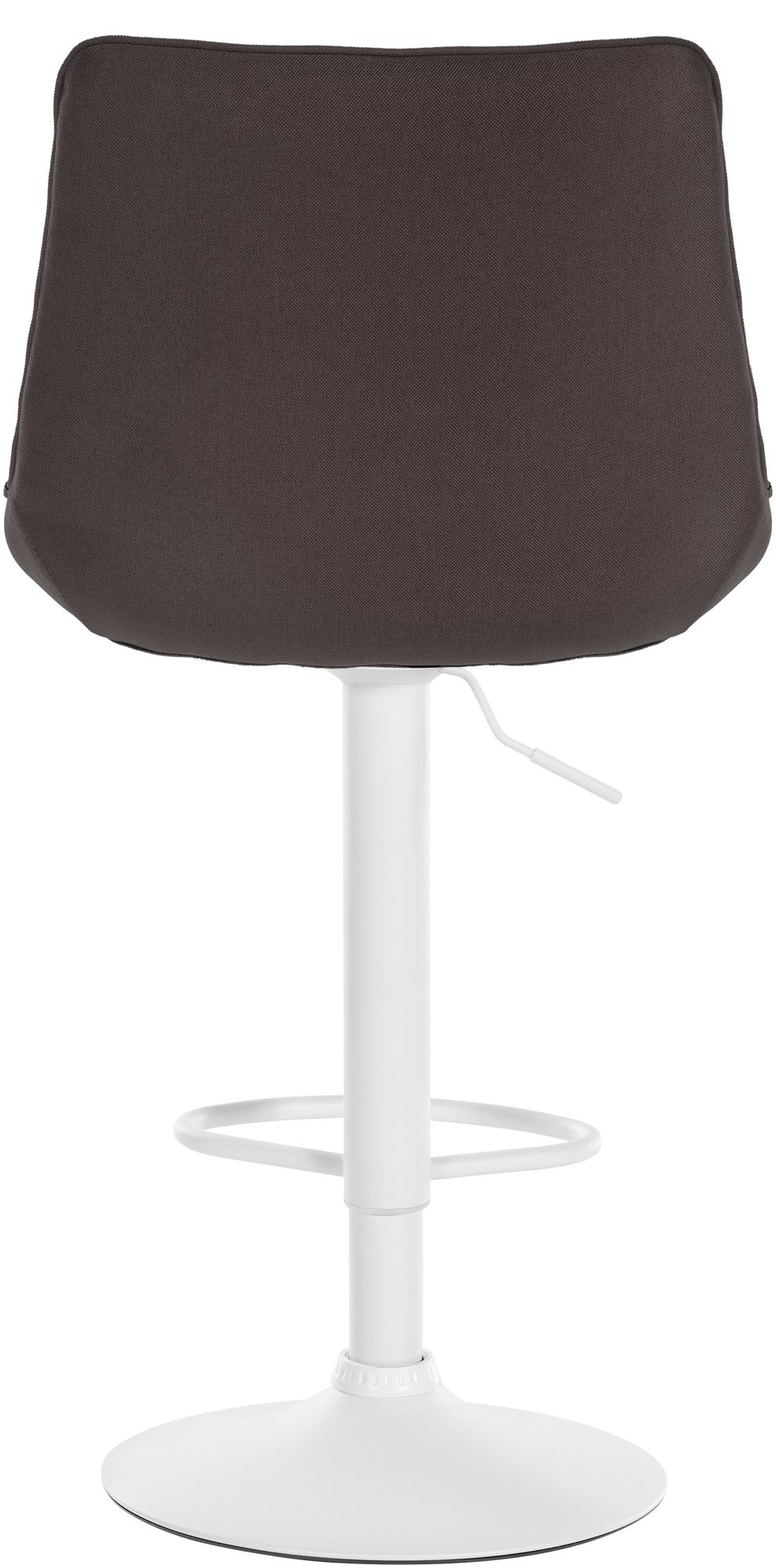 Tabouret de bar Toni en Tissu Pied trompette en Métal