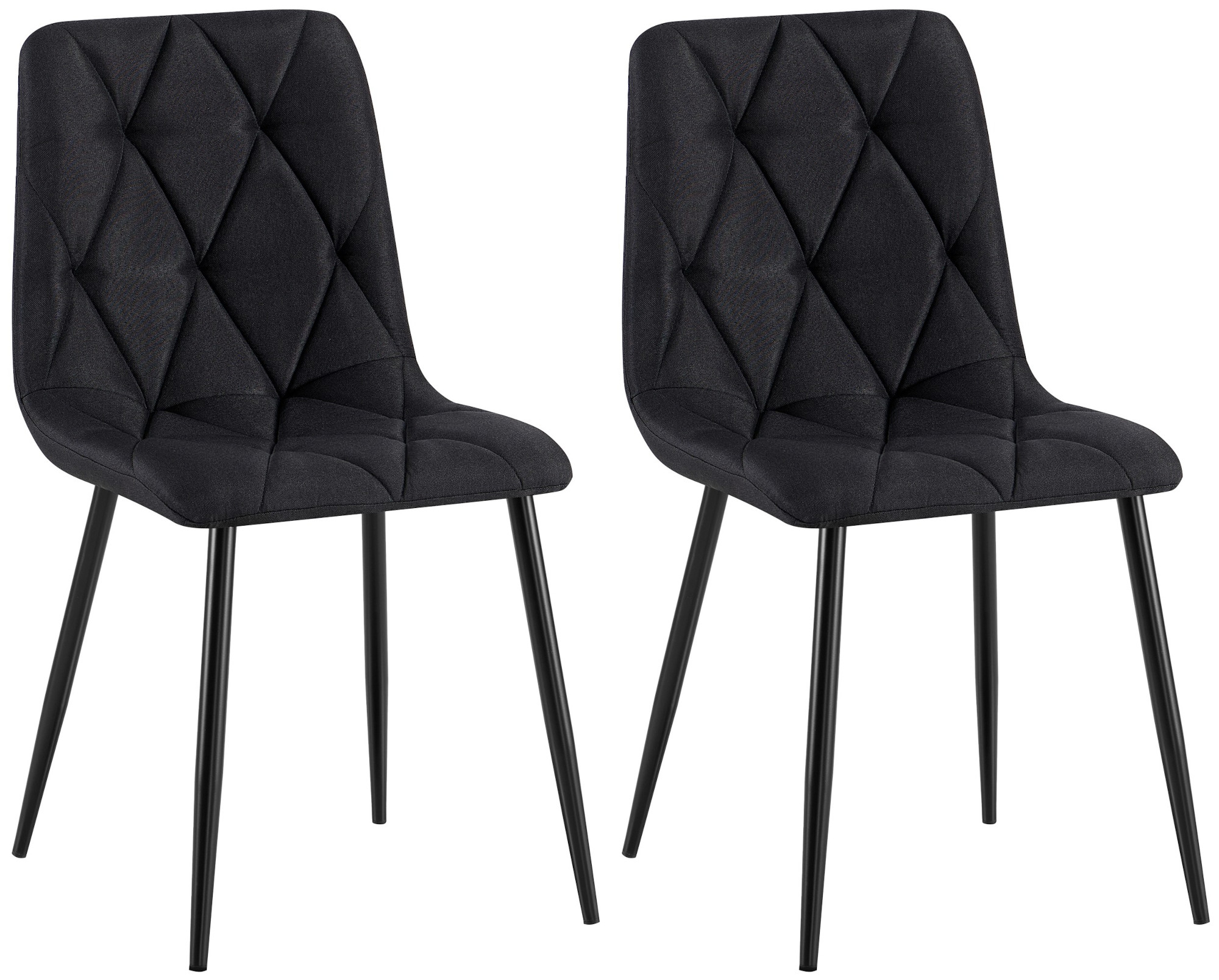 Lot de 2 chaises de salle à manger Clairton