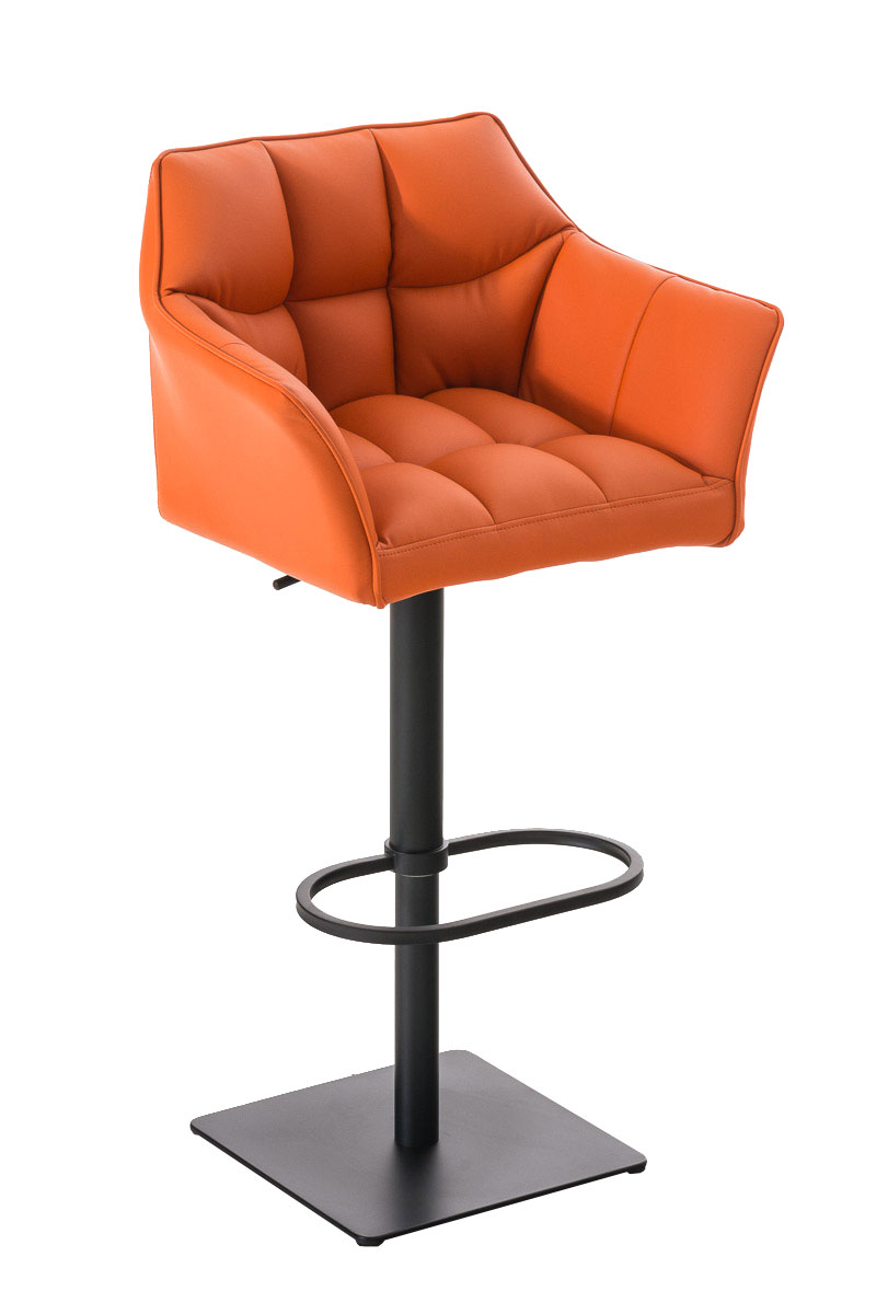 Tabouret de bar Damaso avec revetement en similicuir