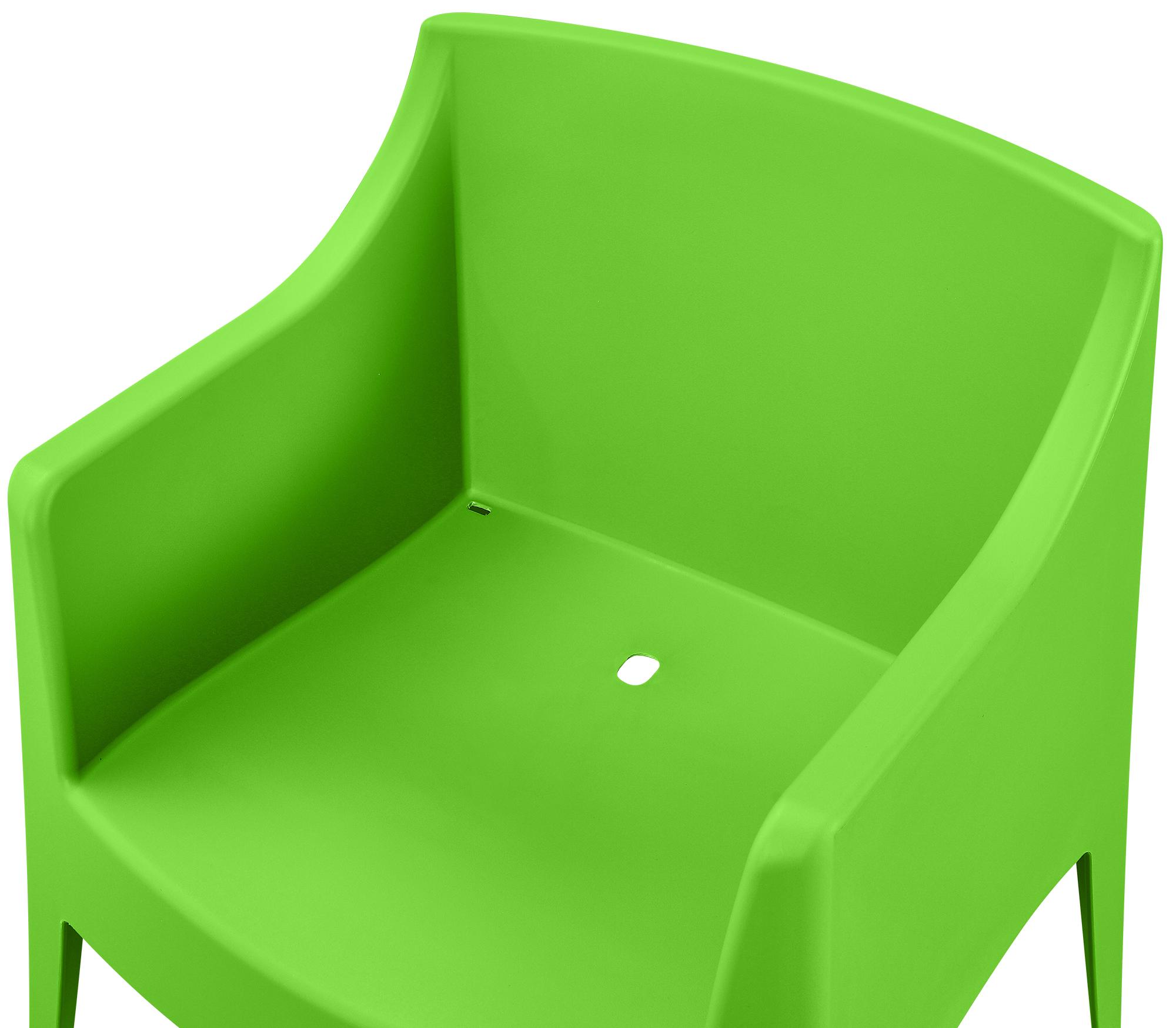 Ensemble de 4 chaises de jardin Bartal