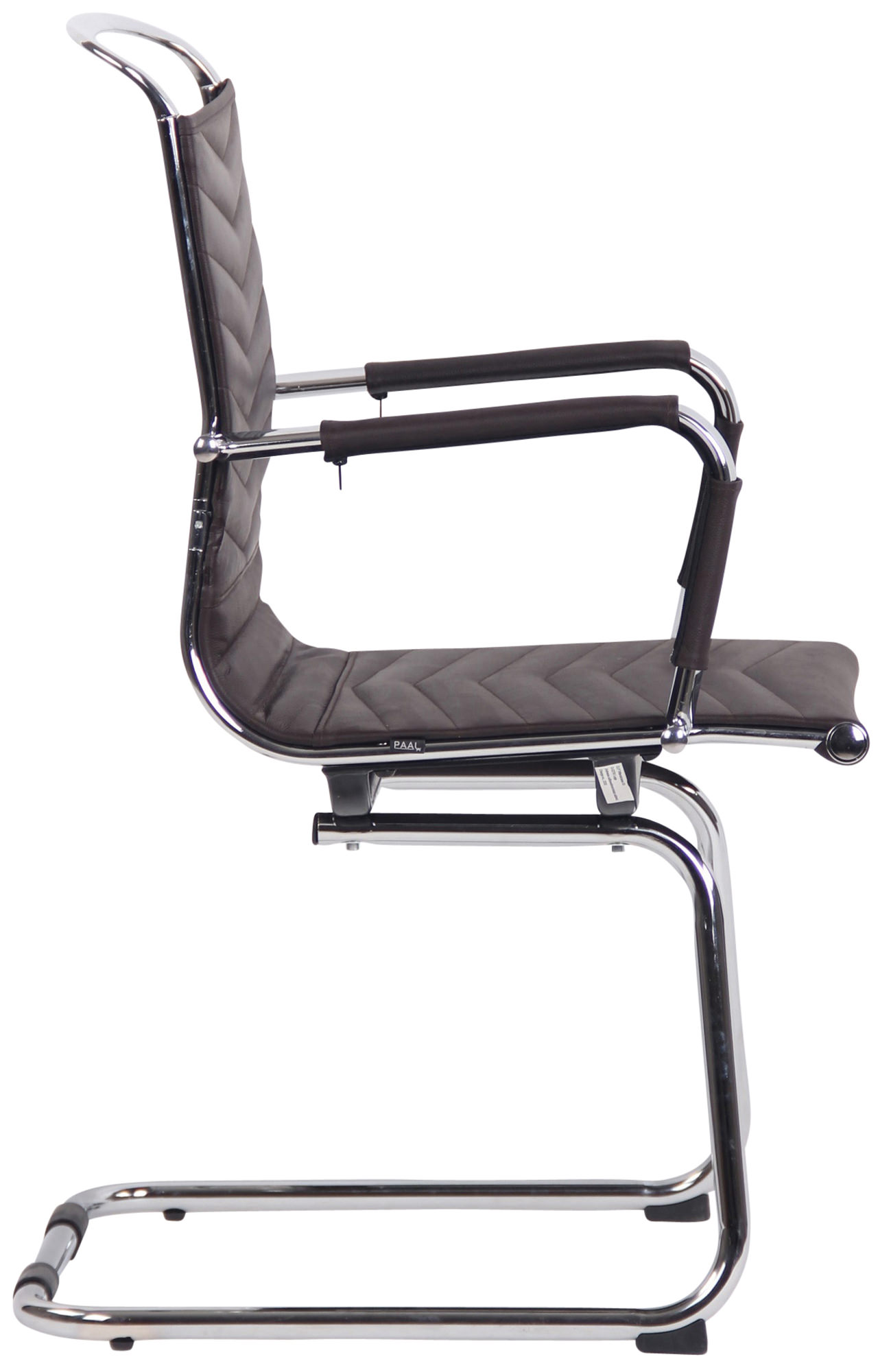 Chaise de visiteur Burnley en Similicuir ou Véritable Cuir