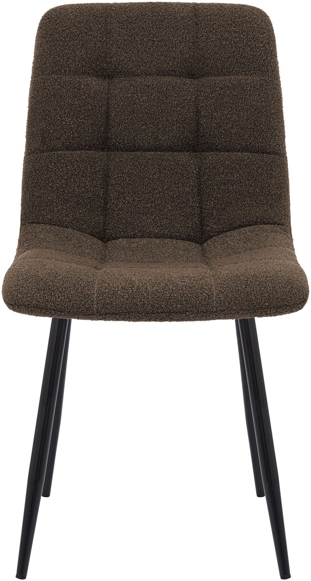 Chaise de salle a manger Antibes en tissu teddy