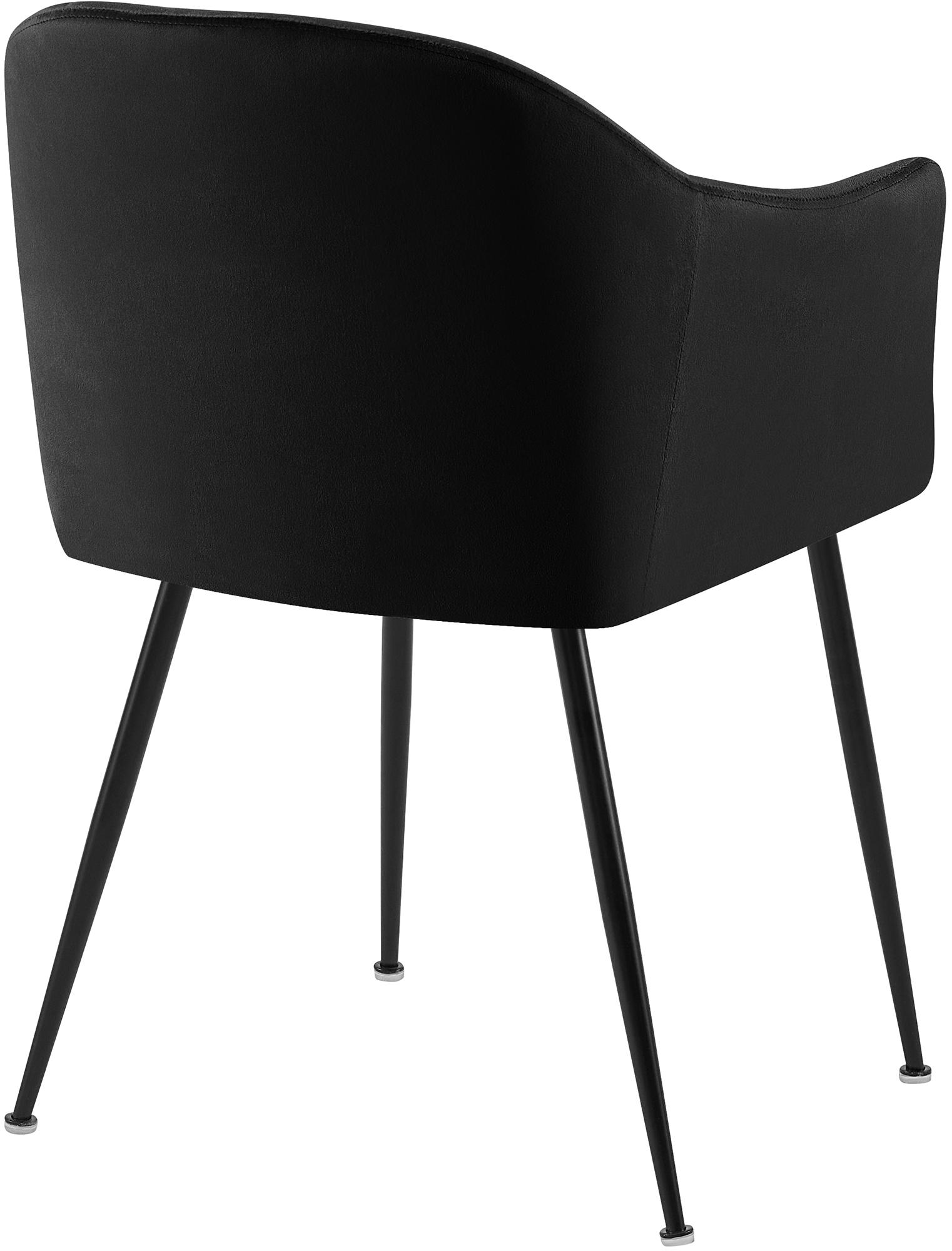 Chaise de salle à manger Jaysie velours