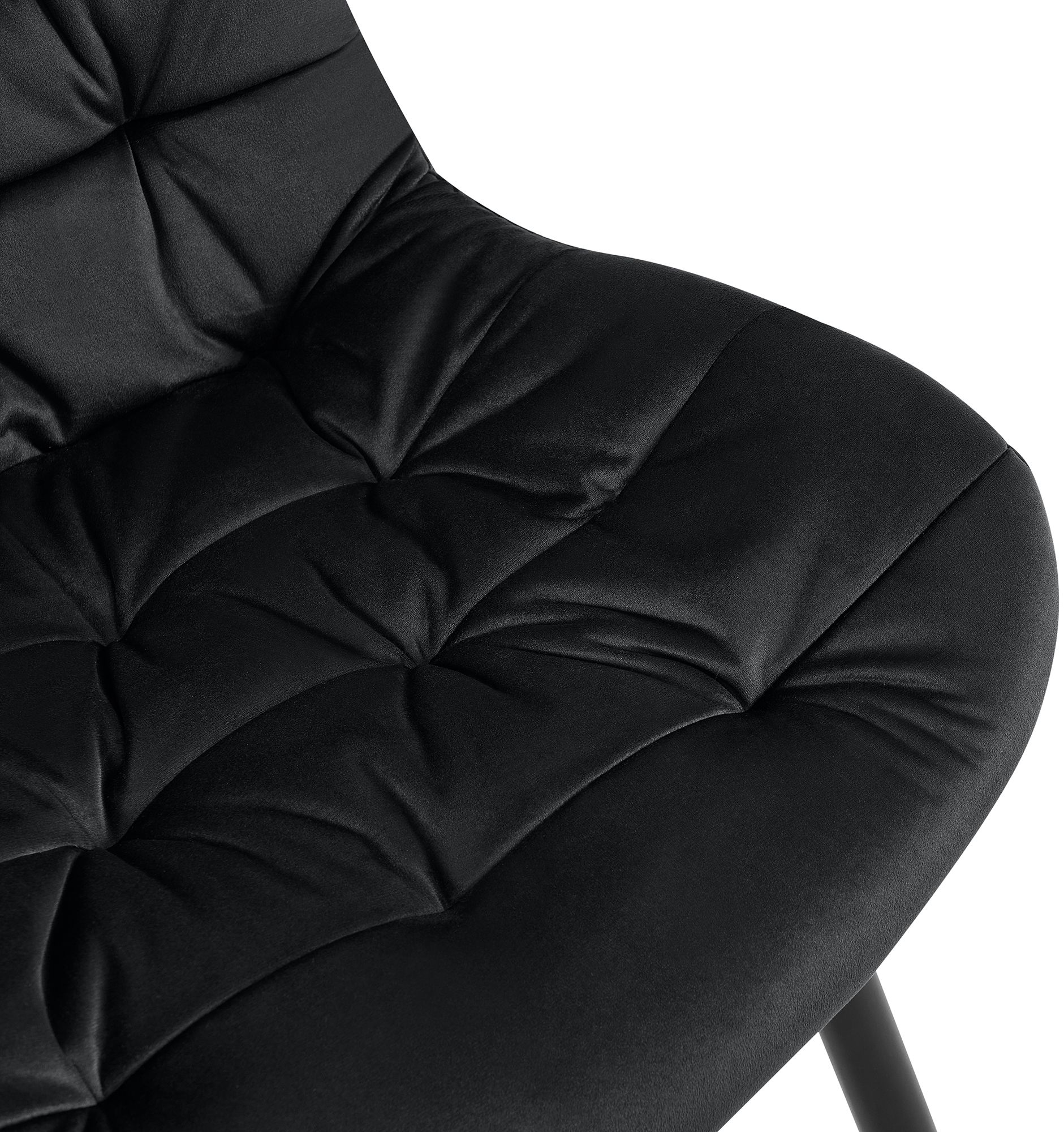 Chaise de salle à manger Rossford velours