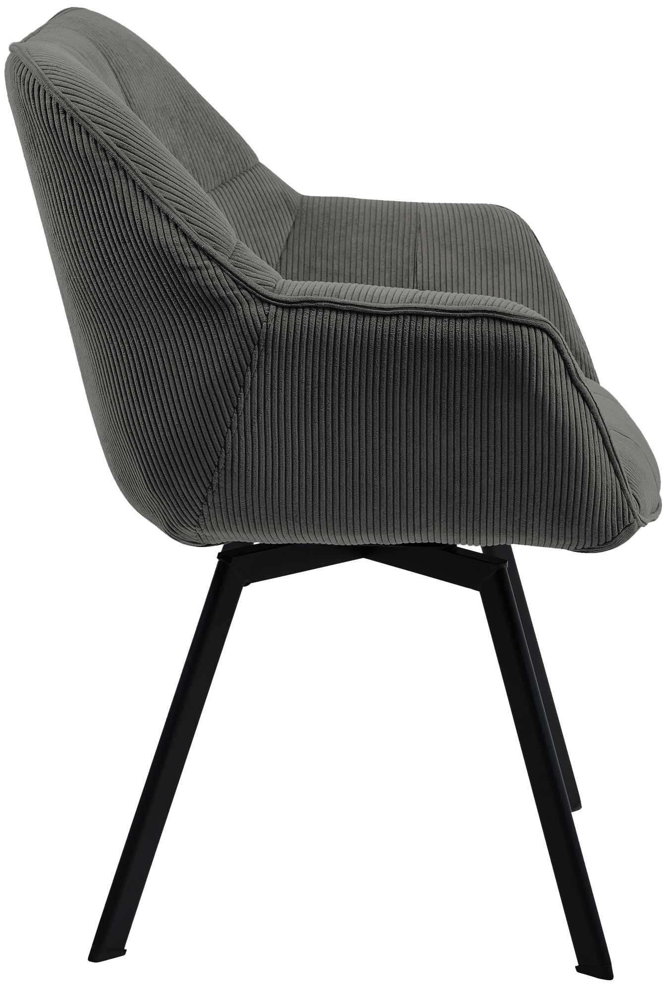 Chaise de salle à manger Jordi Cord
