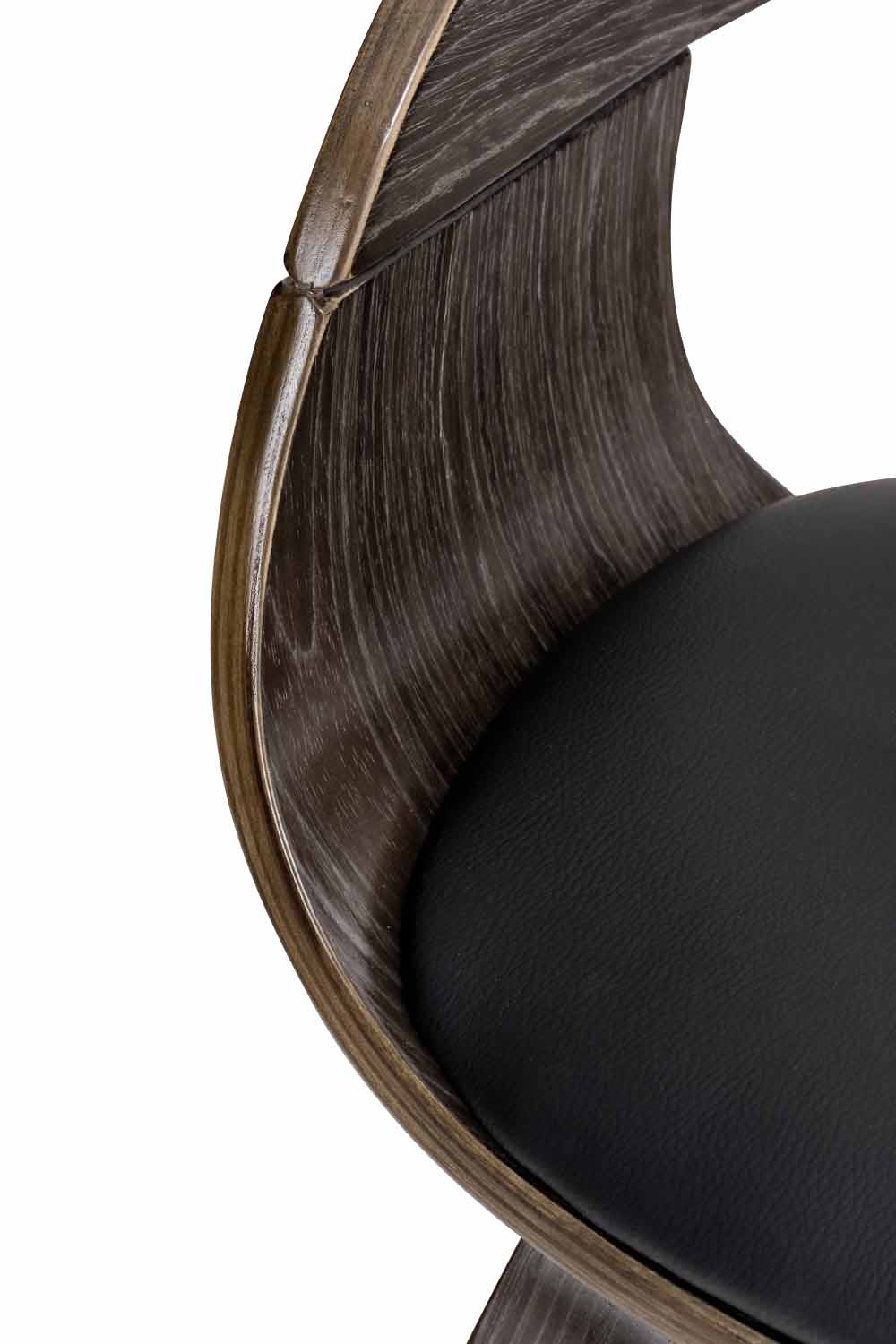 Chaise retro Kingston en similicuir
