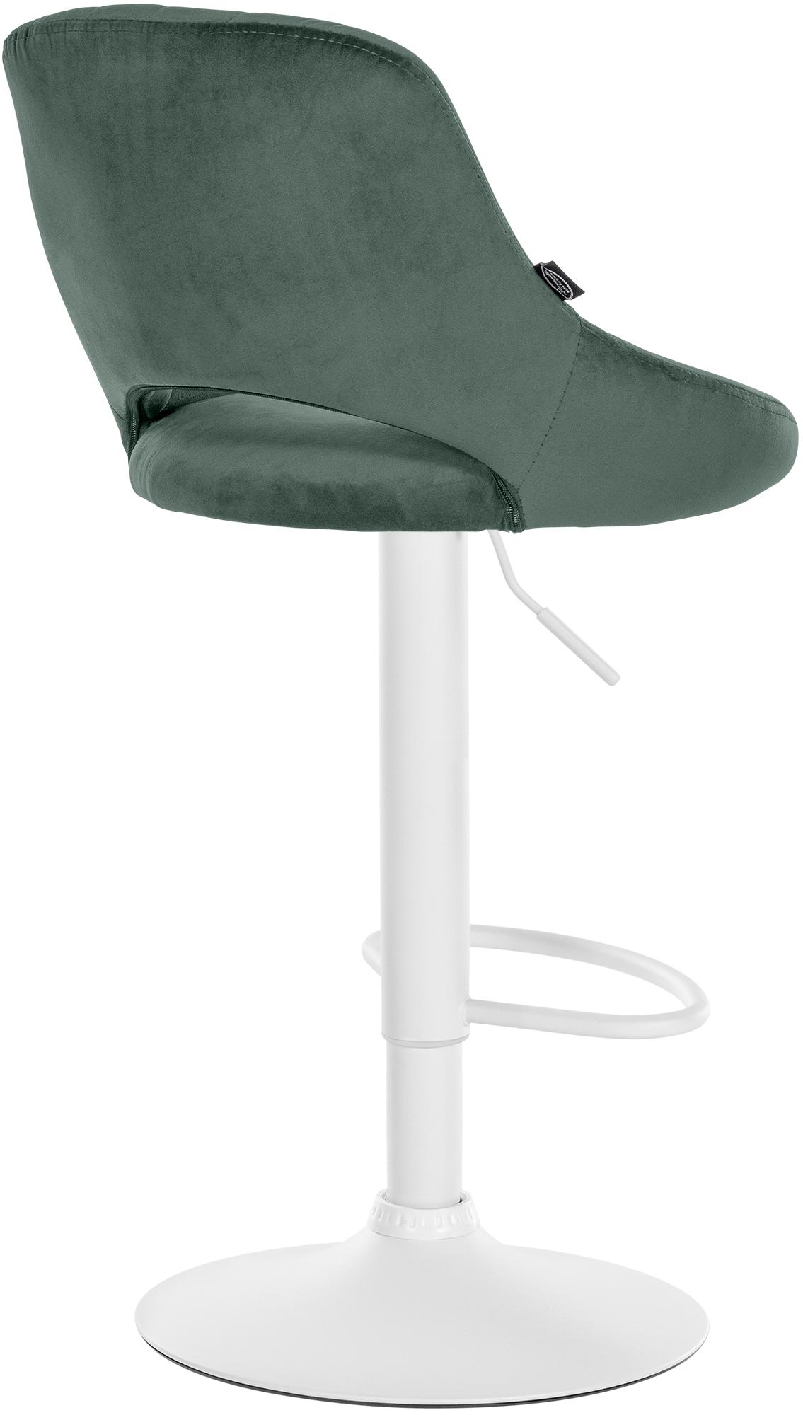 Tabouret de bar Milet en velours