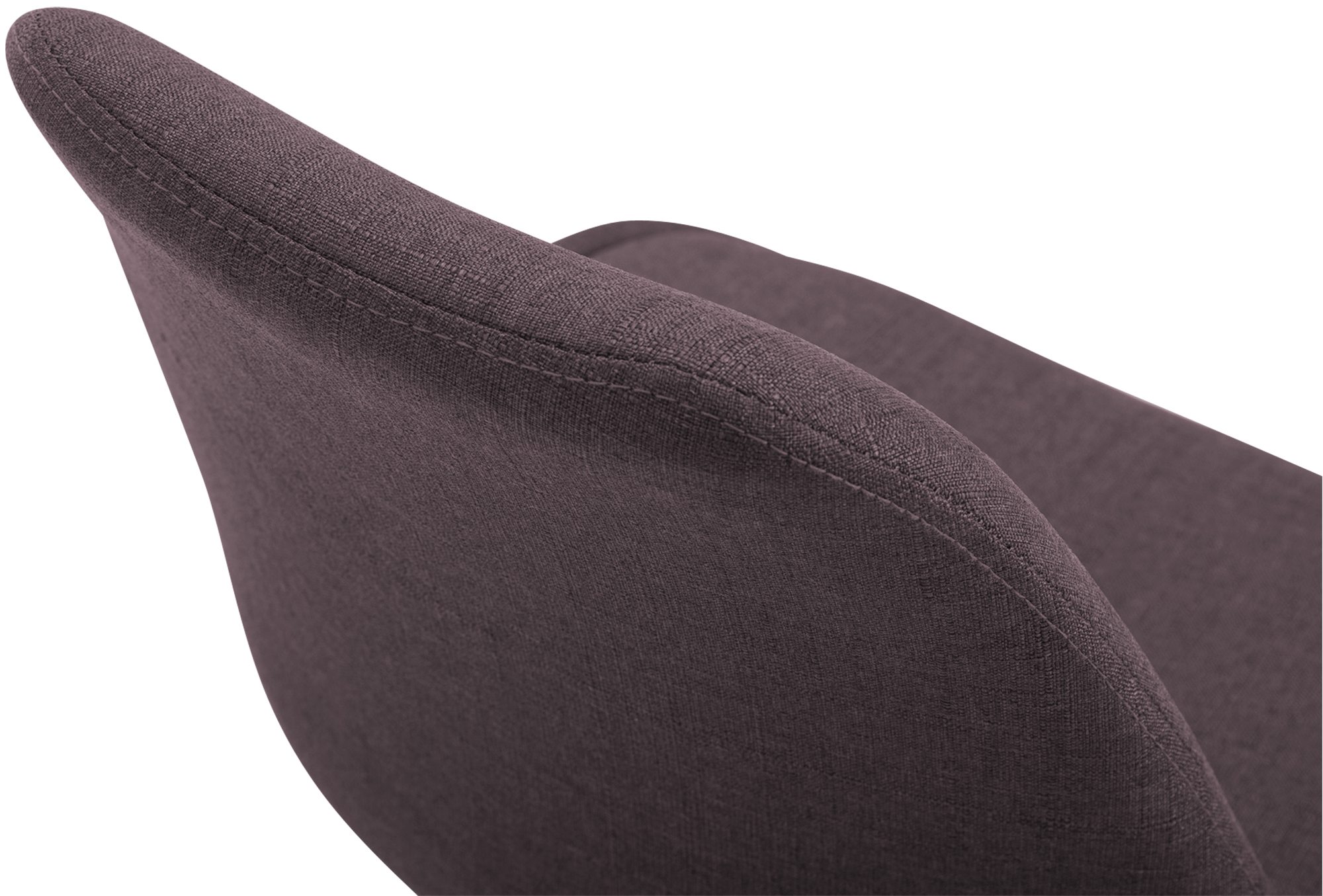 Chaise de salle à manger Maverick tissu avec pied trompette
