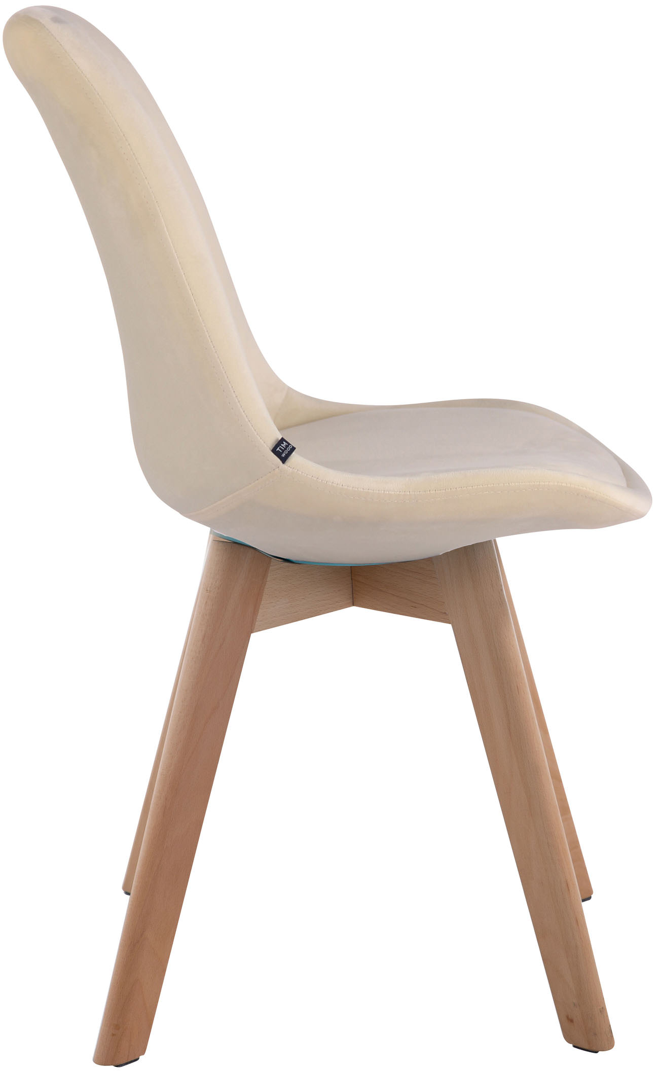 Lot de 4 Chaises de salle à manger Borneo V2 en velours