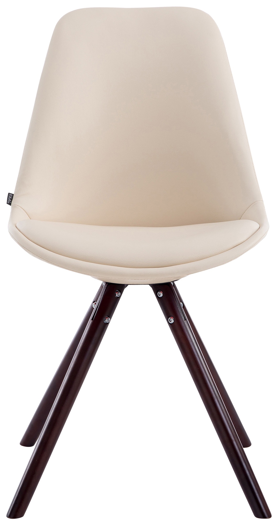 Chaise visiteur LAVAL similicuir pieds ronds