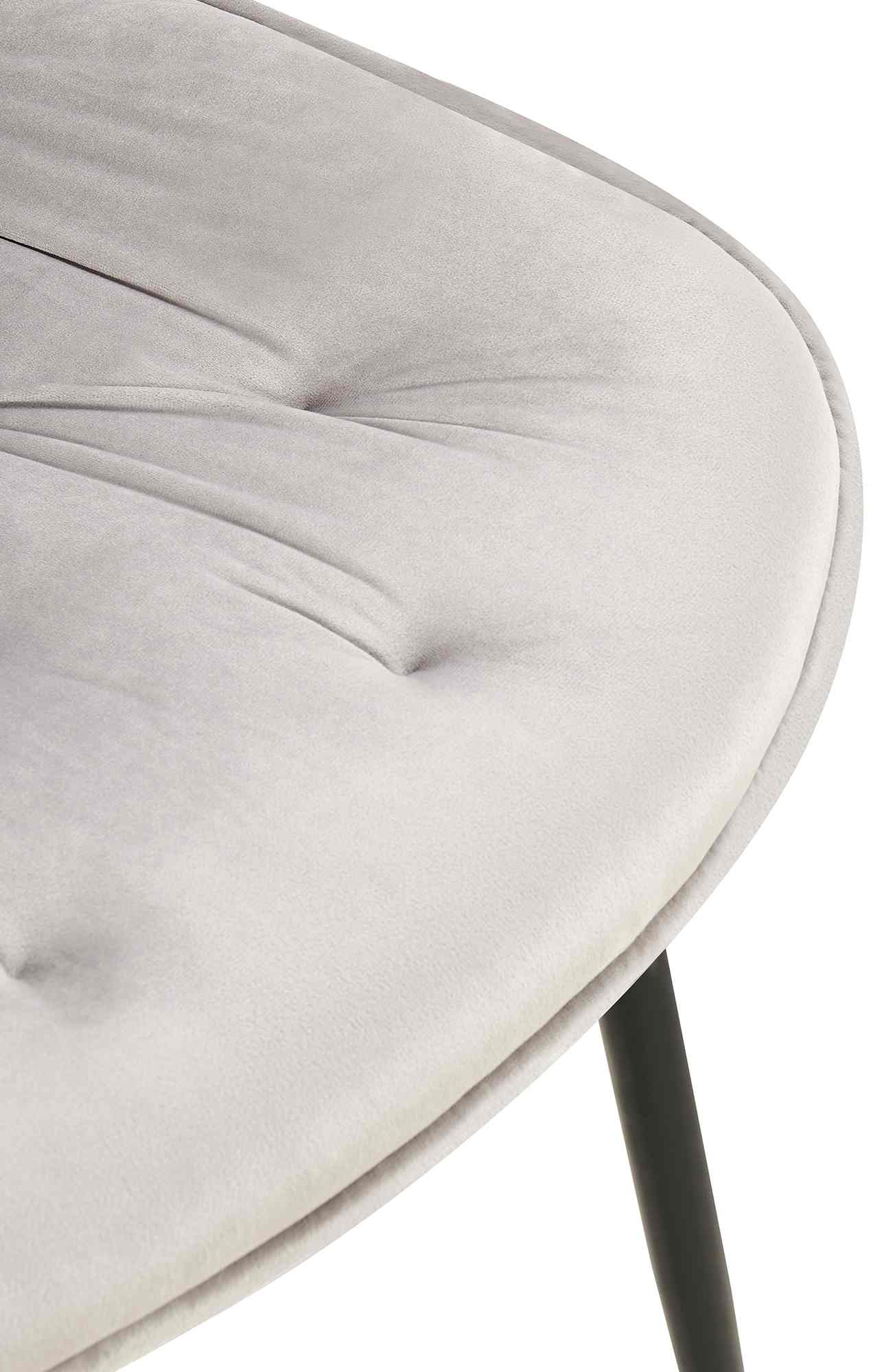 Chaise de salle à manger Wallace velours