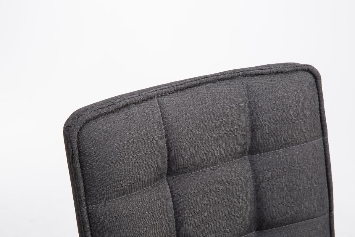 Chaise de salle à manger Peking V2 tissu avec pied trompette