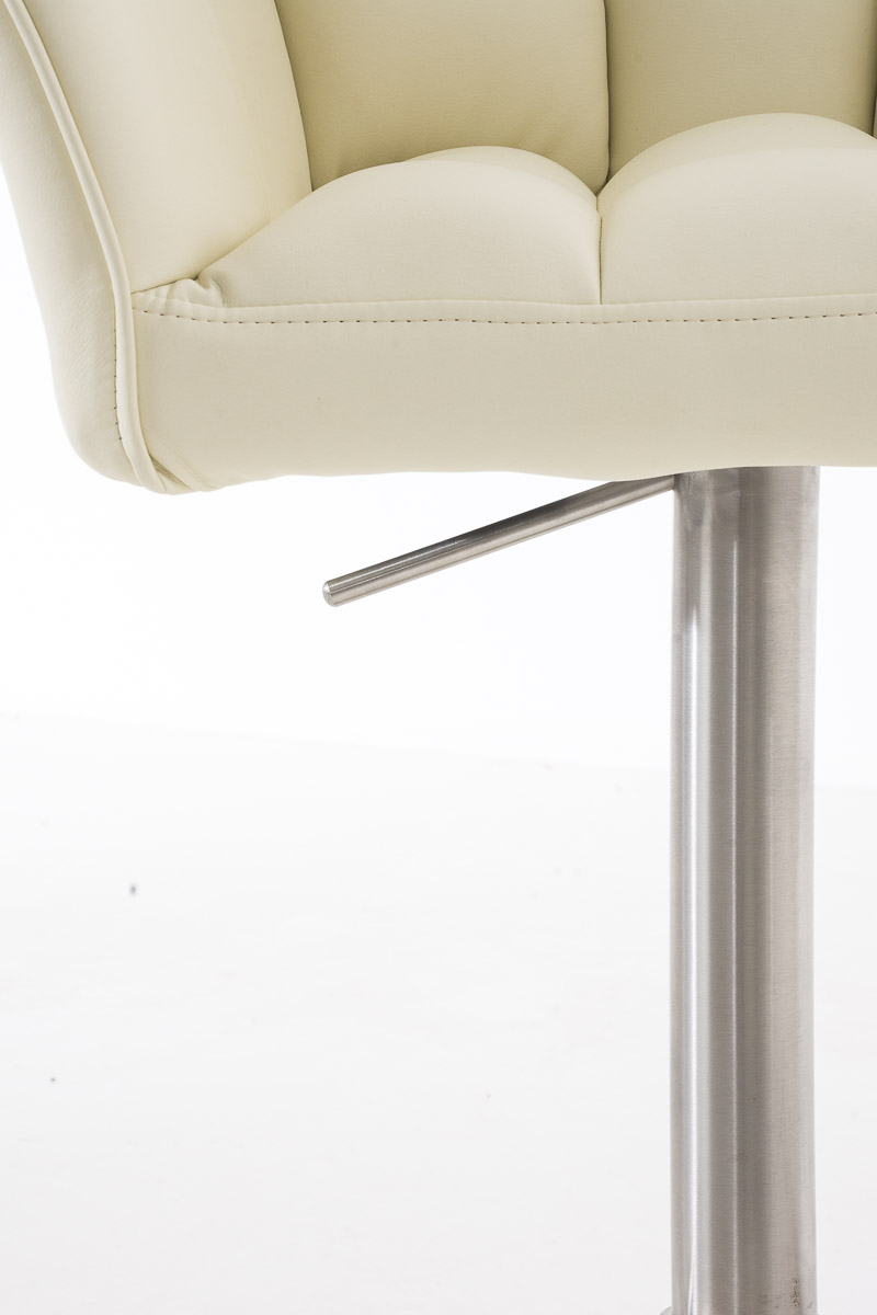 Lot de 2 tabourets de bar Damaso en similicuir
