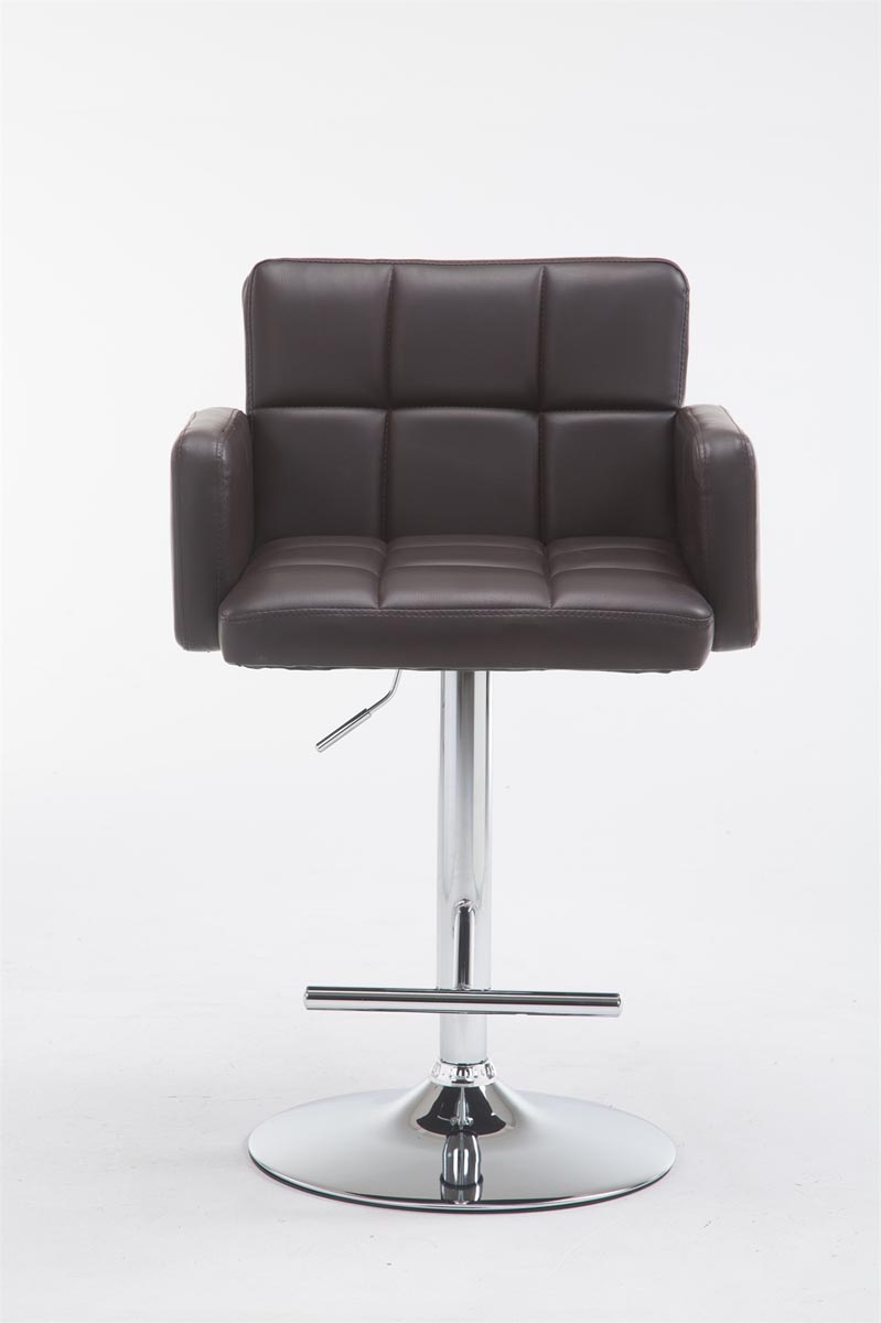Tabouret de bar Los Angeles similicuir avec pied en métal