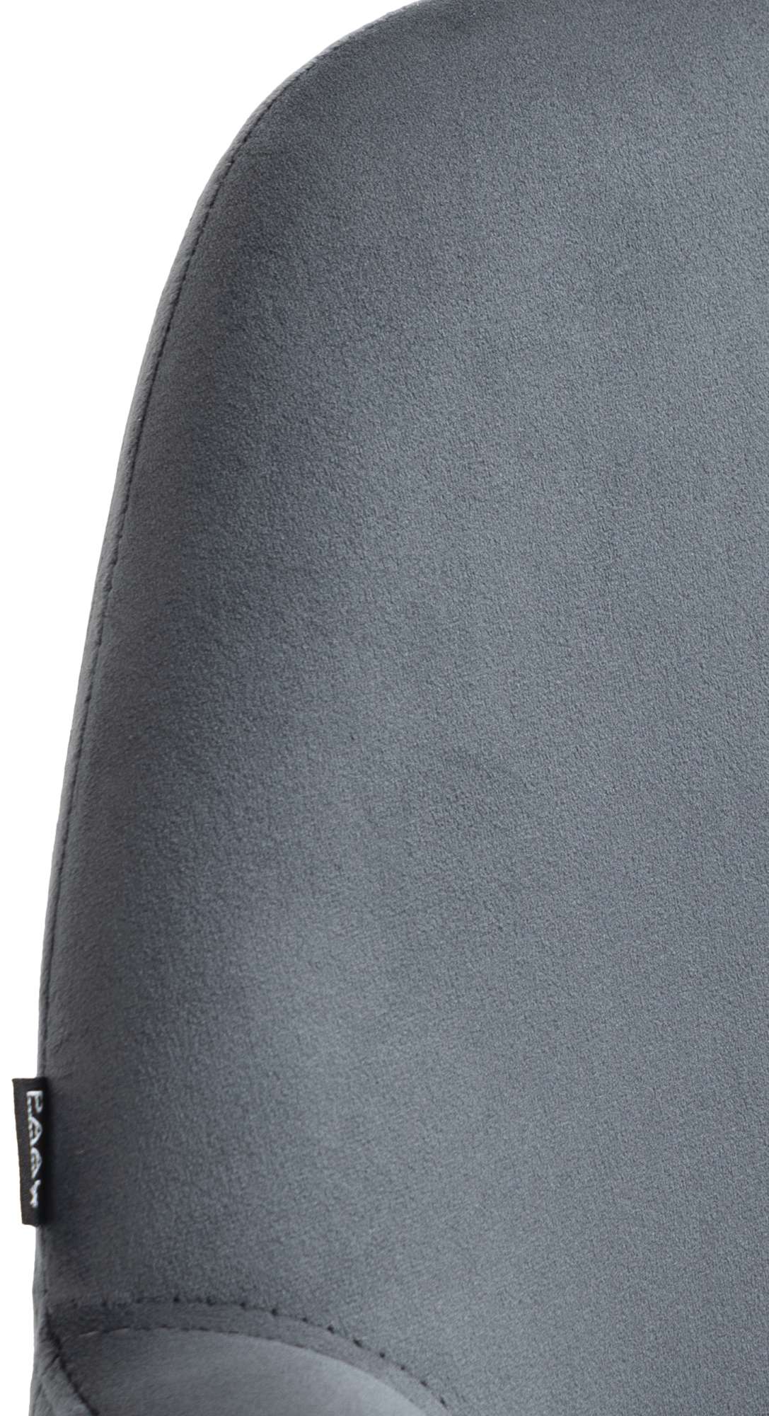 Tabouret de bar Braga Velours avec pied en métal réglable et pivotant