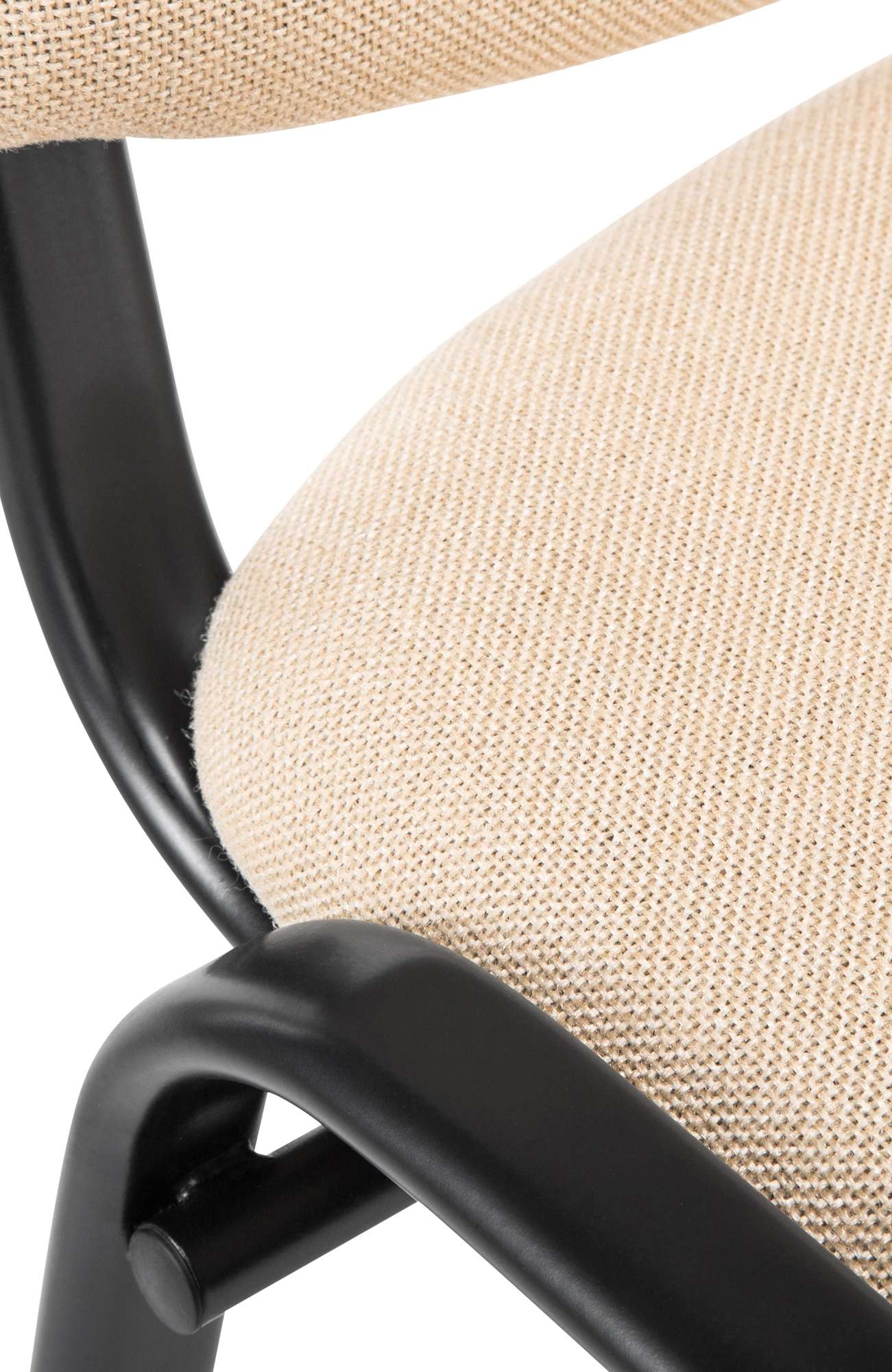 Chaise visiteur Ken tissu