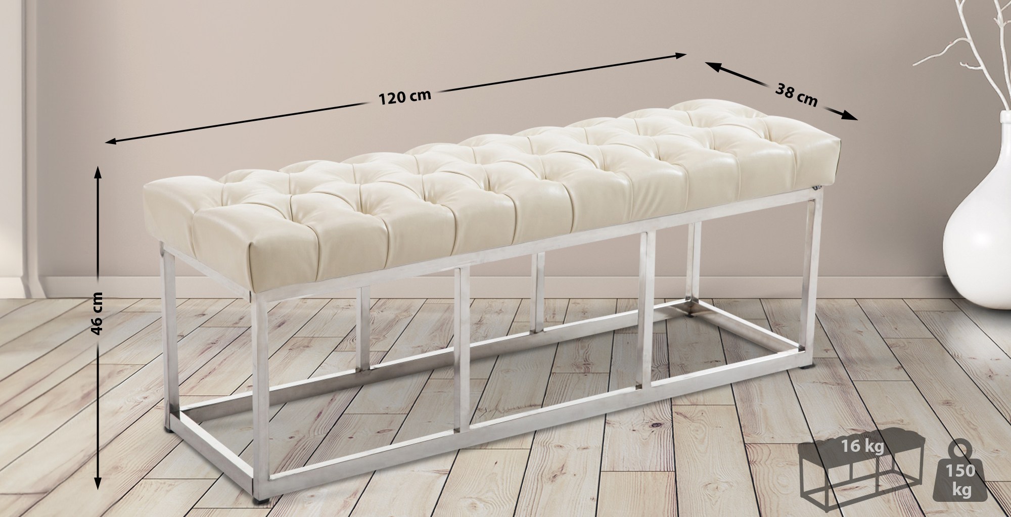 Banc Amun E En similicuir