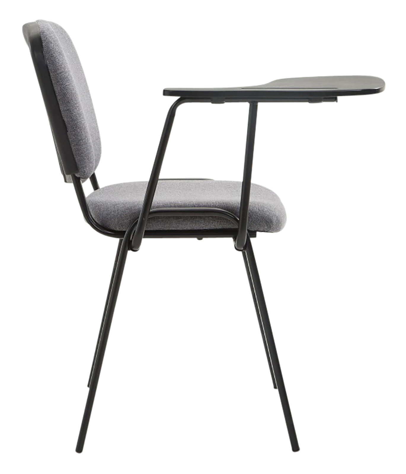 Lot de 4 Chaises Ken en tissu avec tablette rabattable