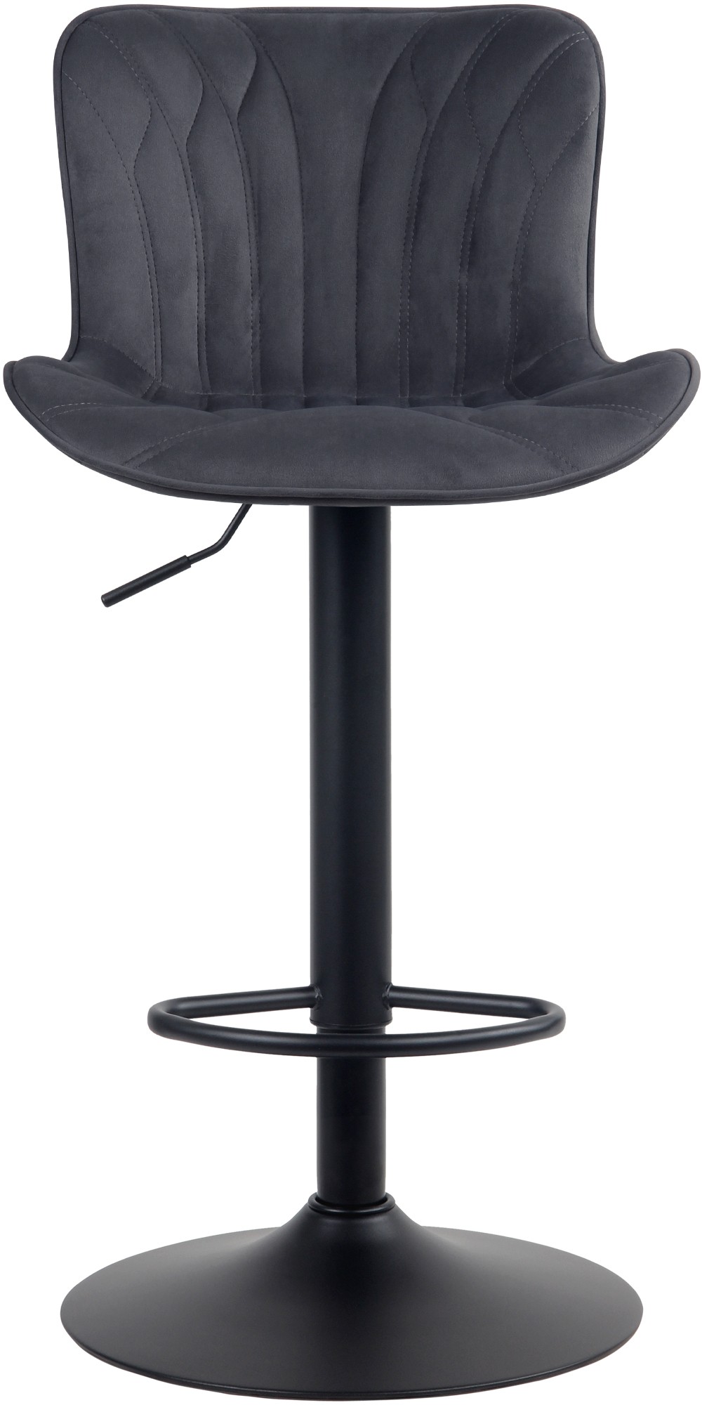 Tabouret de bar Linus Pied en Métal Hauteur réglable Siège pivotant