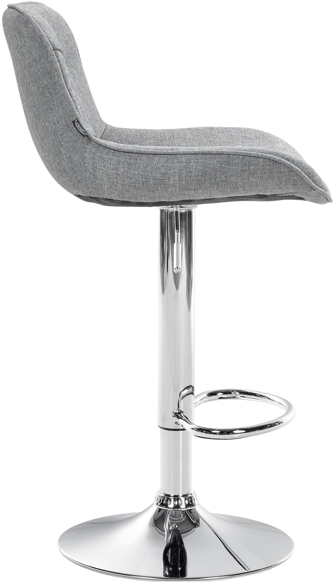 Lot de 2 tabourets de bar Vonore tissu