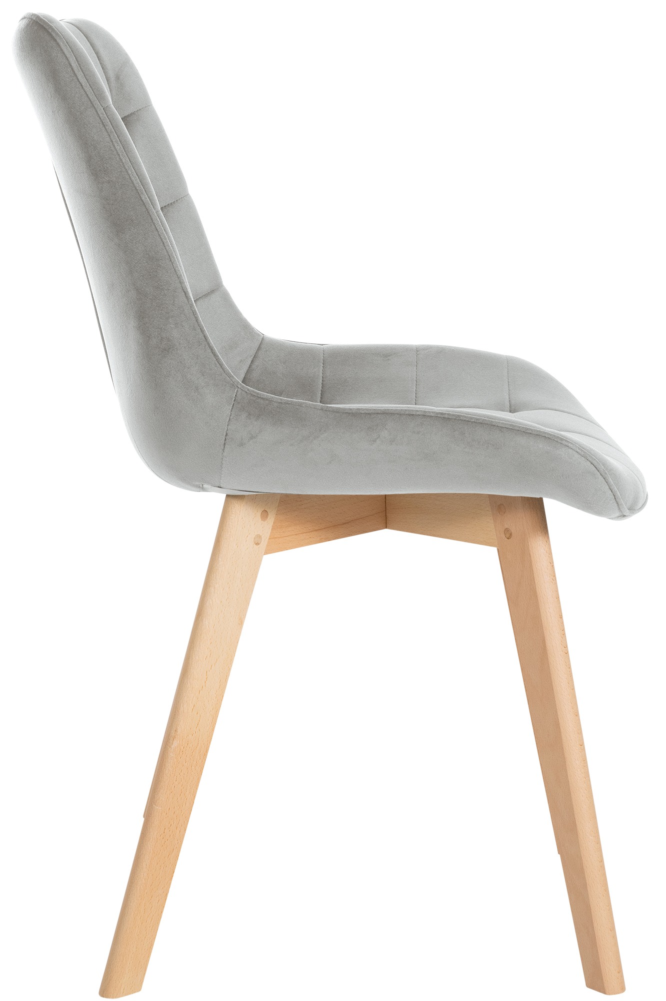 Lot de 2 chaises Brook velours