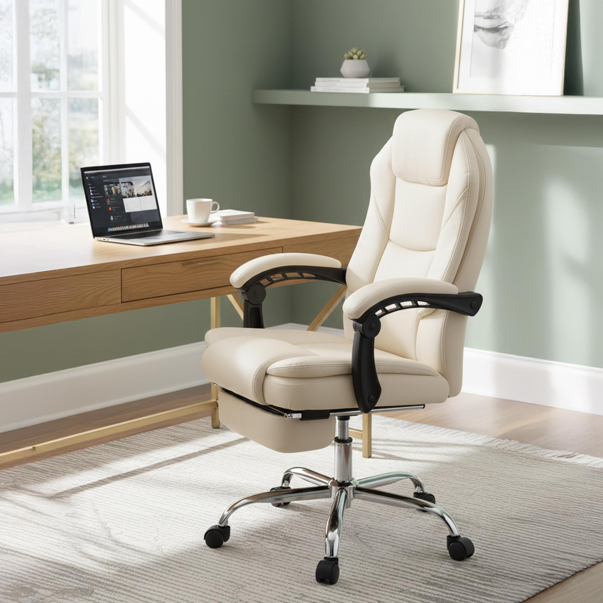 Chaise de bureau Castle en similicuir