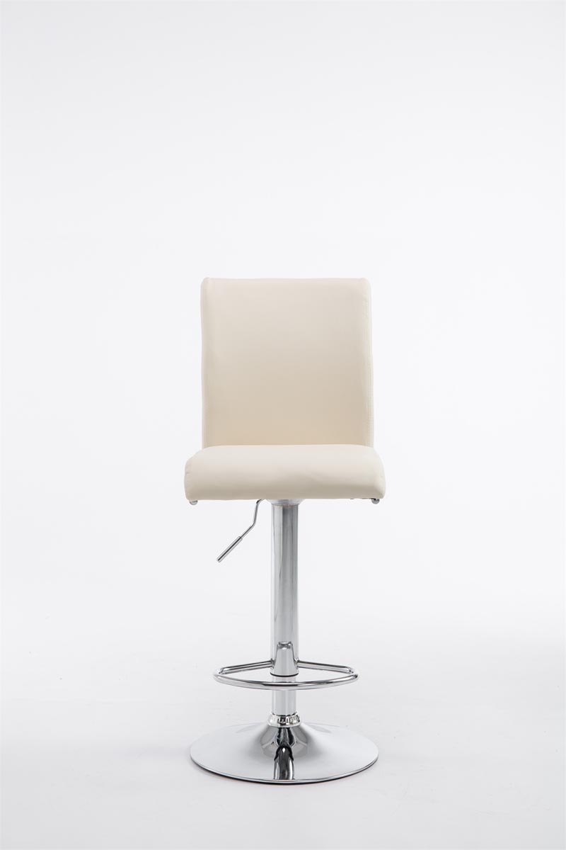 Tabouret de bar Köln en similicuir avec pied en métal
