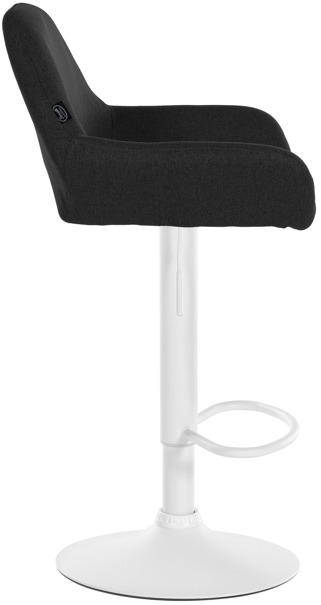 Lot de 2 tabourets de bar Braga en tissu