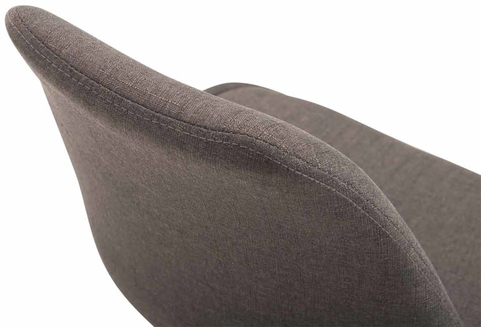 Lot de 4 Chaises de salle à manger Maverick tissu avec pied trompette