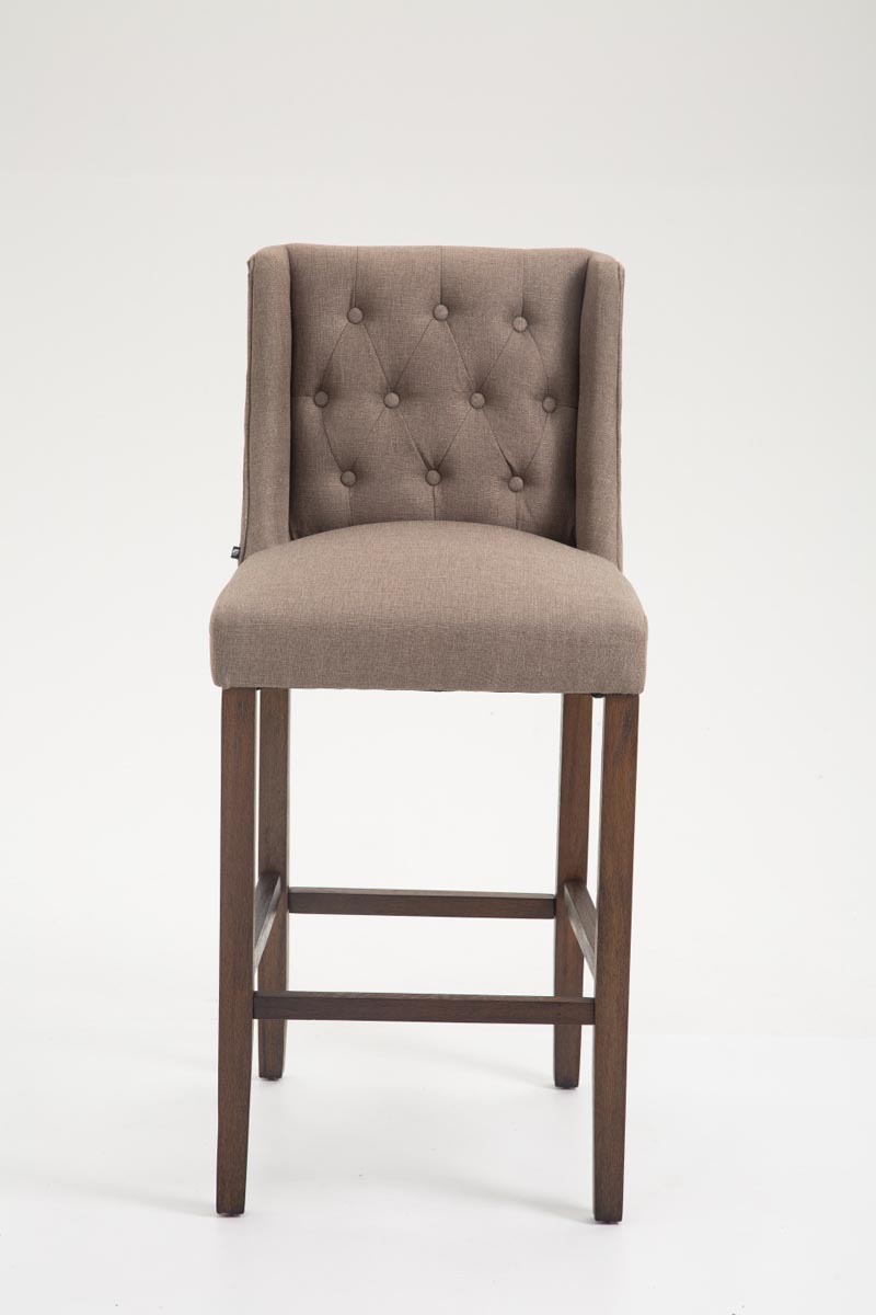 Lot de 2 Tabourets de bar Cassandra Tissu
