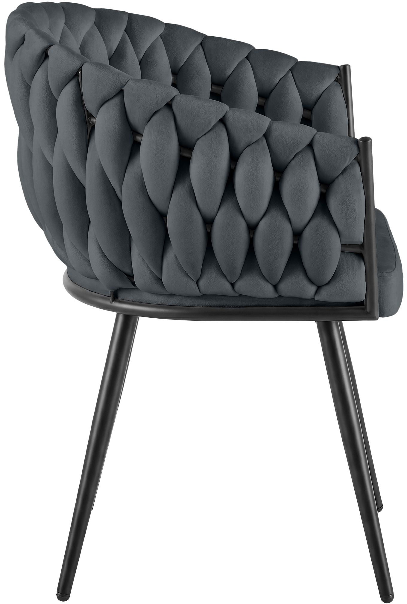 Chaise de salle a manger Molise velours