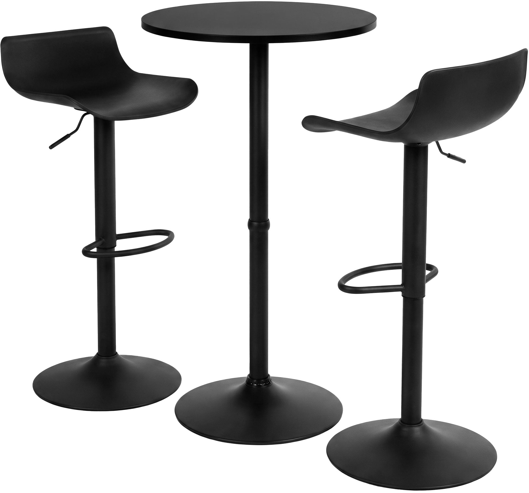 Ensemble table de bar Fernie avec 2 tabourets de bar
